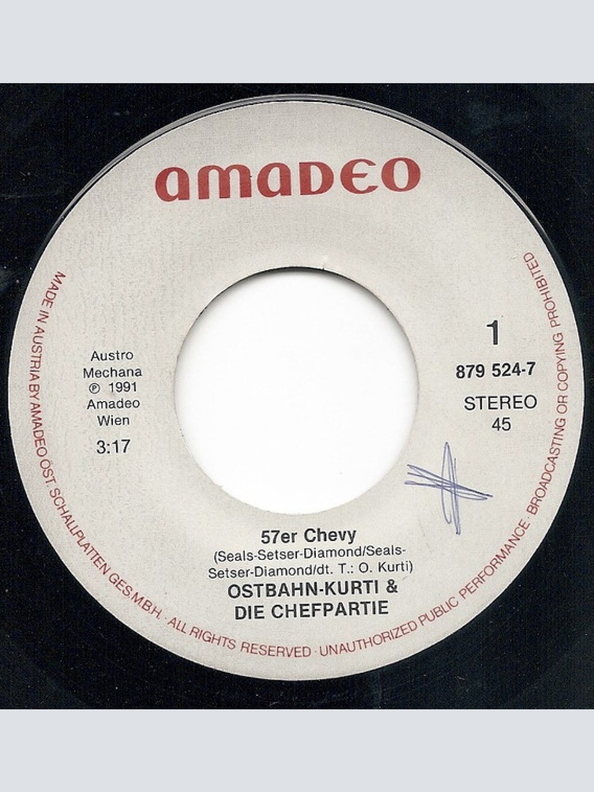 Vinyl / Ostbahn-Kurti & die Chefpartie - 57er Chevy