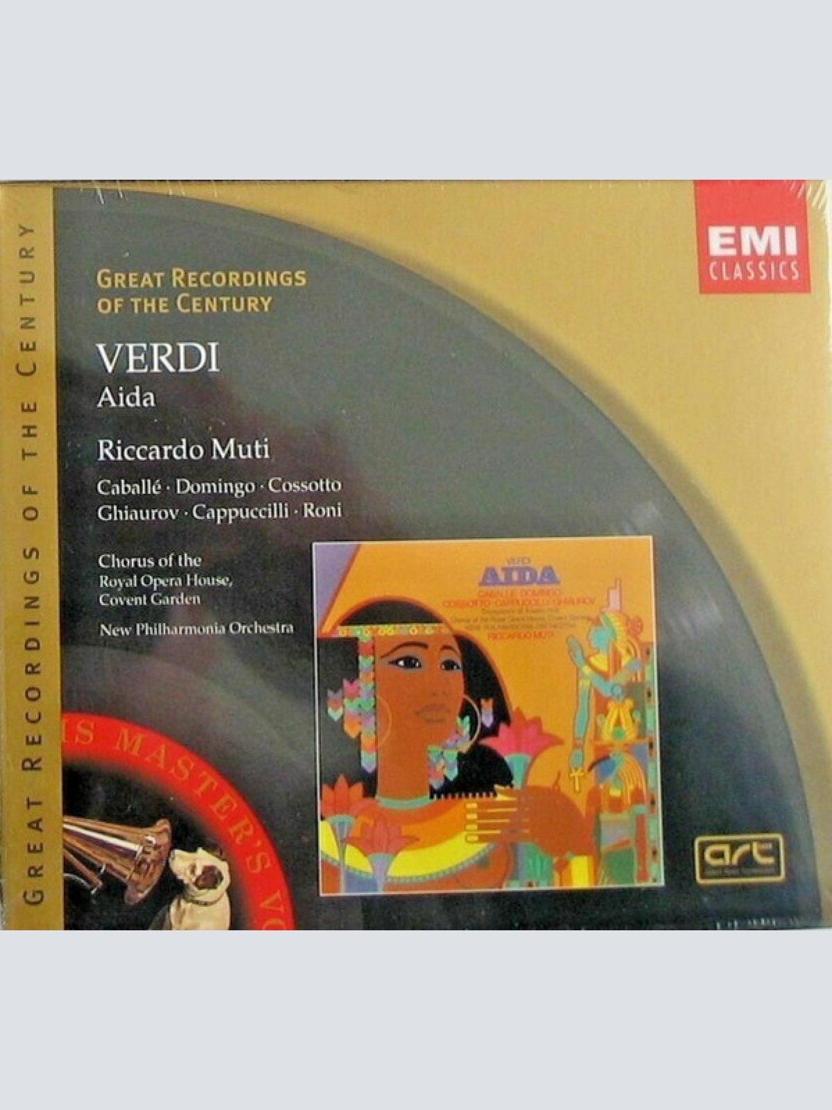 CD / Verdi* - Caballé* · Domingo* · Cossotto* · Ghiaurov* · Cappuccilli* · Roni* · Chorus Of The Royal Opera House, Covent Garden · New Philharmonia Orchestra · Riccardo Muti - Aida