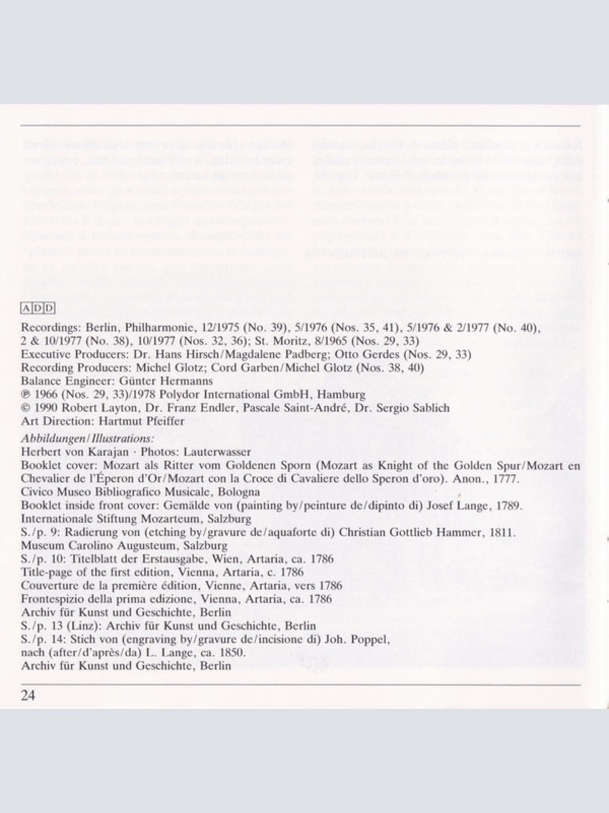 CD / Mozart* - Berliner Philharmoniker, Karajan* - Late Symphonies