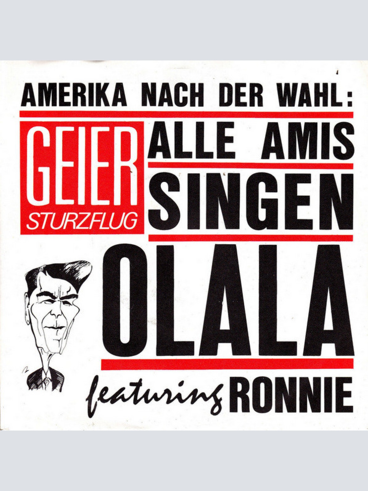 Vinyl / Geier Sturzflug - Alle Amis Singen Olala