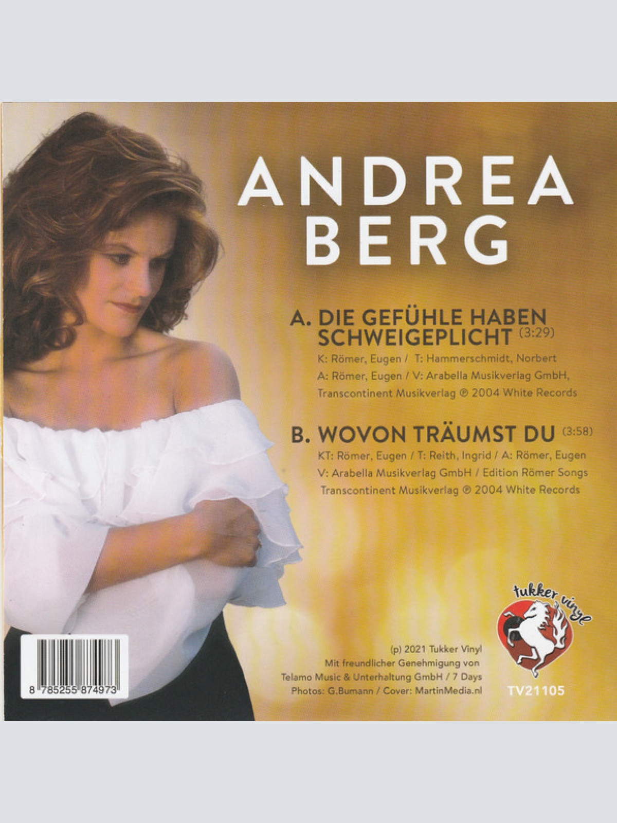 Vinyl / Andrea Berg - Die Gefühle Haben Schweigeplicht