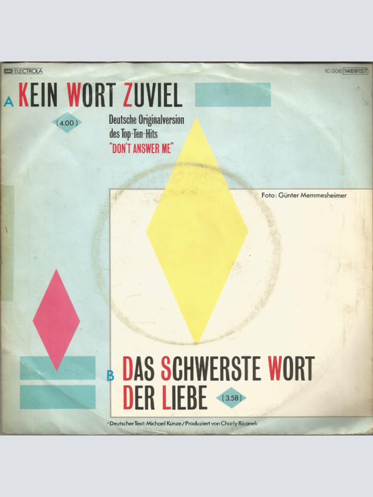 Vinyl / Jürgen Renfordt & Denise (13) - Kein Wort Zuviel