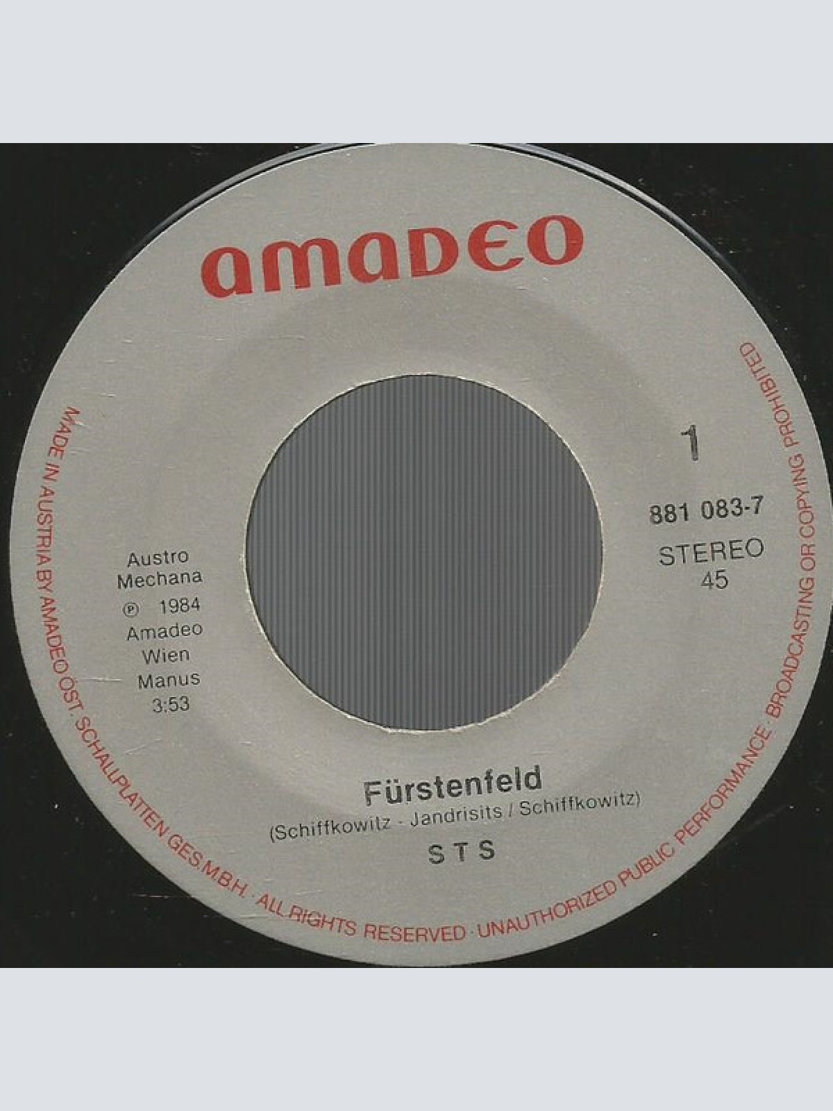 Vinyl / STS (3) - Fürstenfeld
