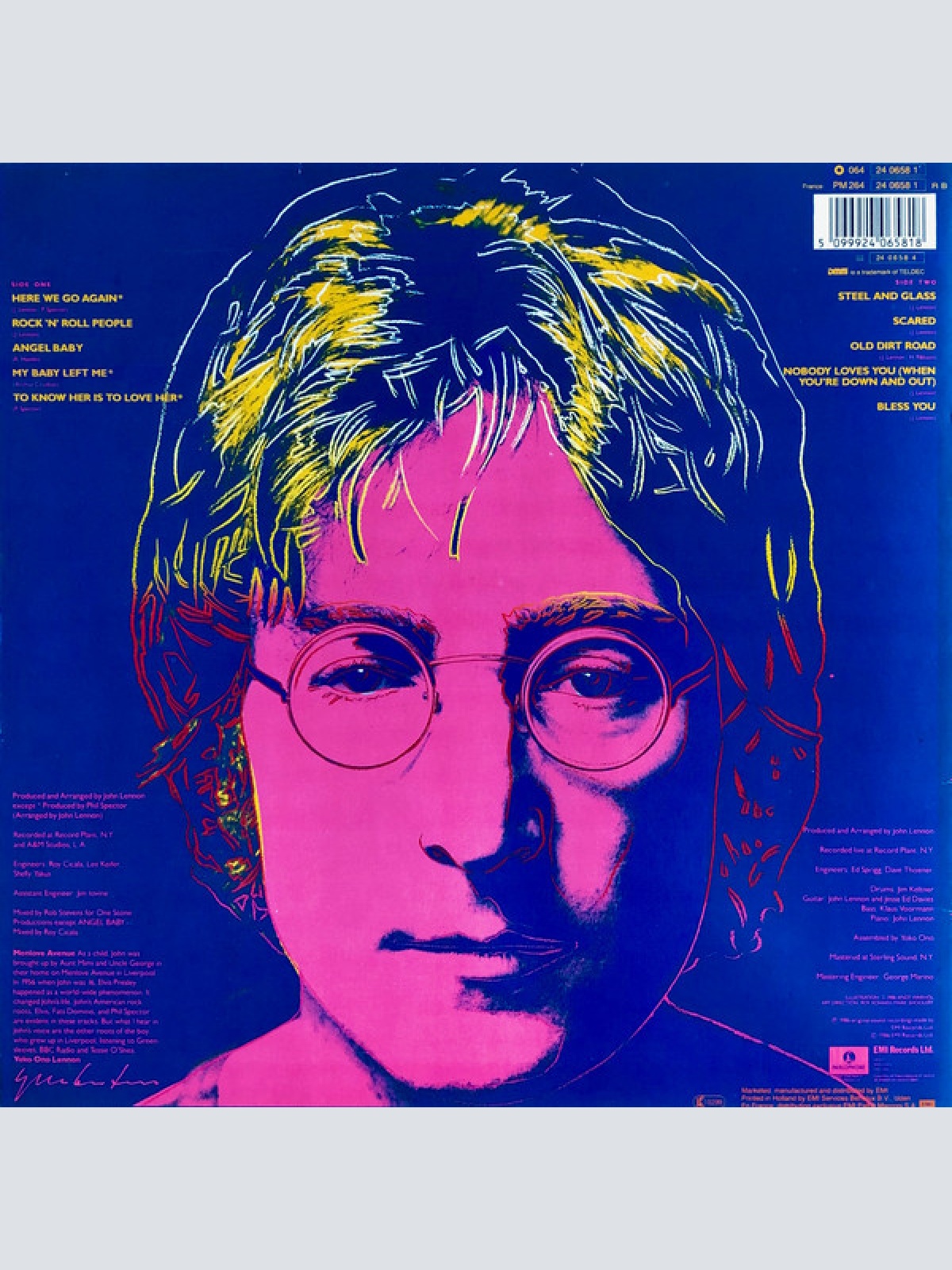 Vinyl / John Lennon - Menlove Ave
