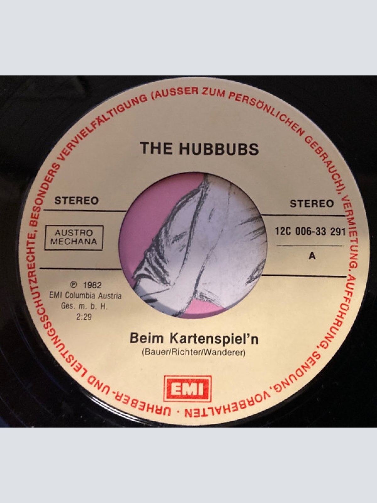 Vinyl / The Hubbubs - Beim Kartenspiel'n