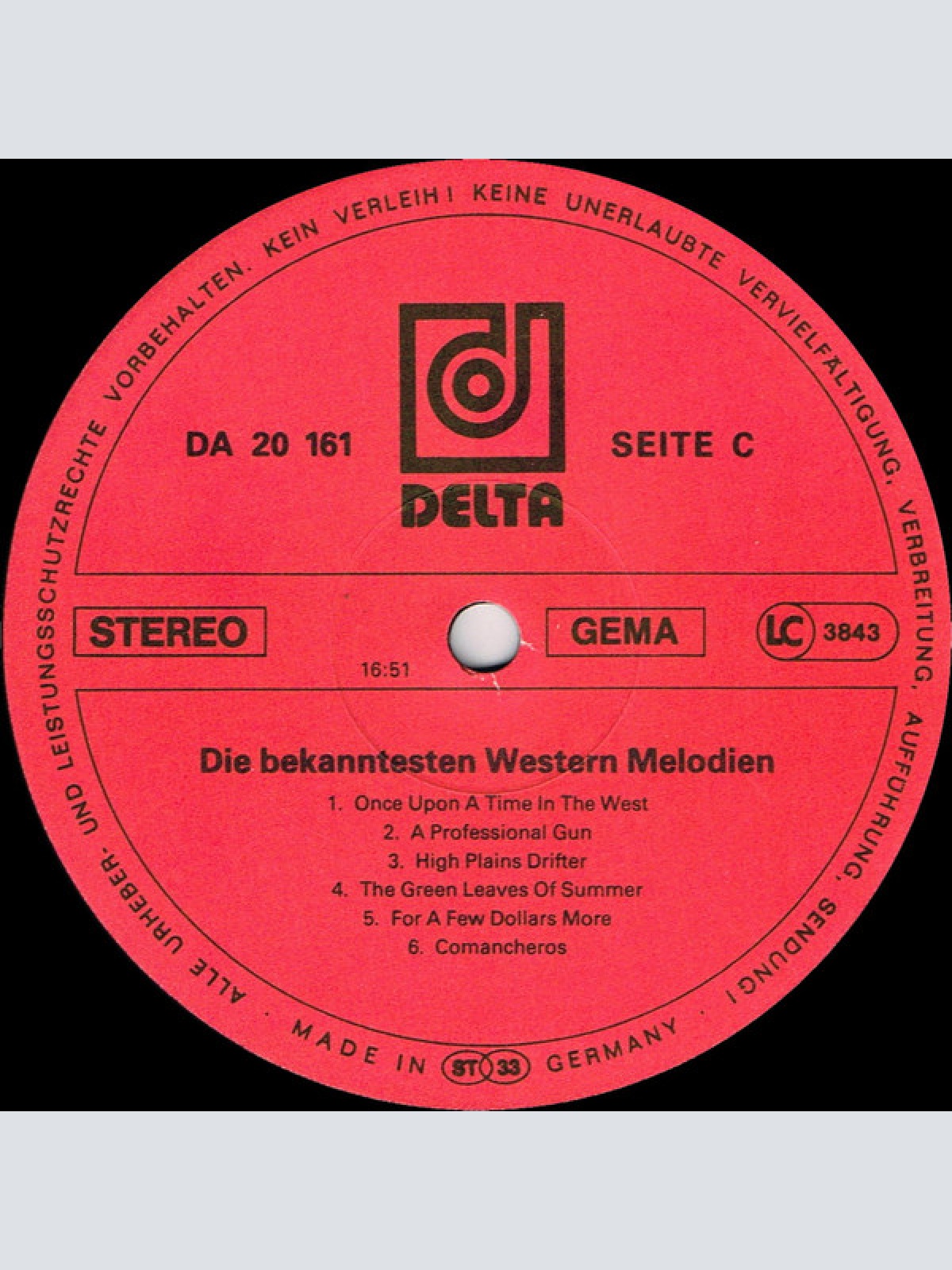 Vinyl / Orchester Tony Anderson - High Noon (Die Bekanntesten Westernmelodien Der Welt)