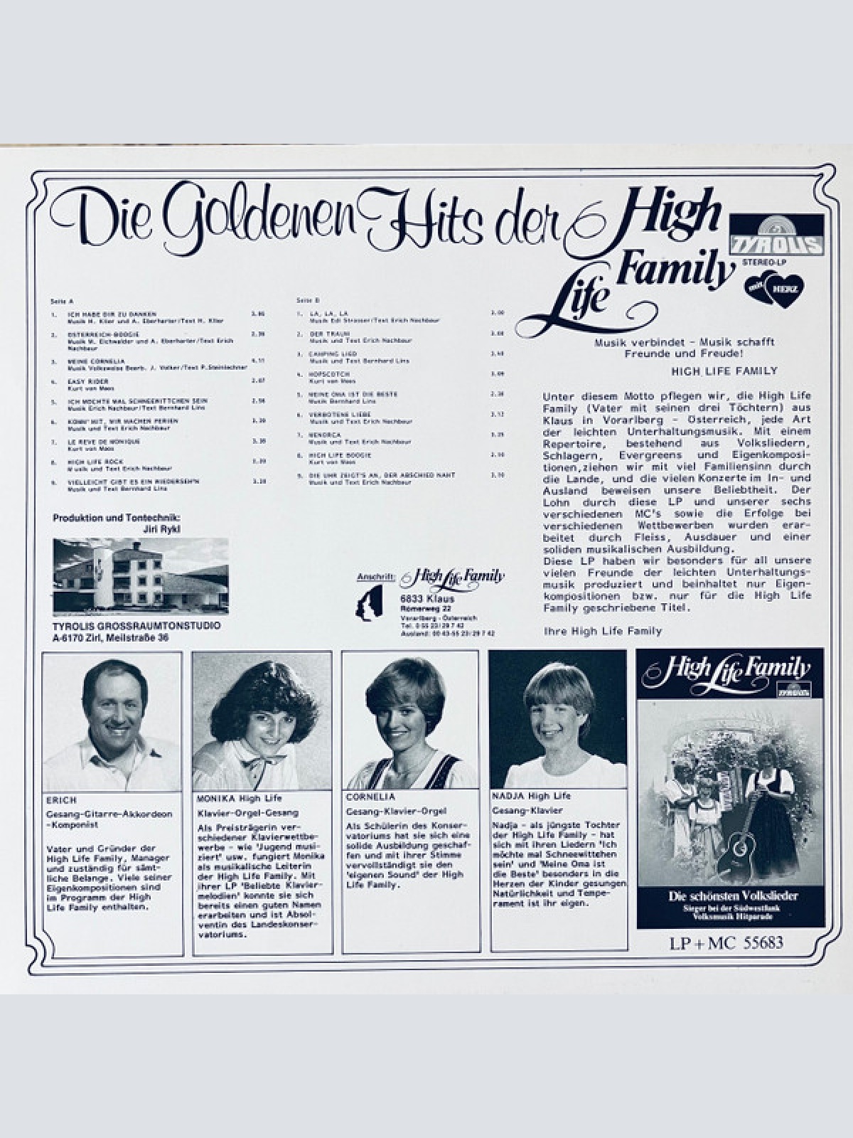 Vinyl / High Life Family - Die Goldenen Hits Der High Life Family