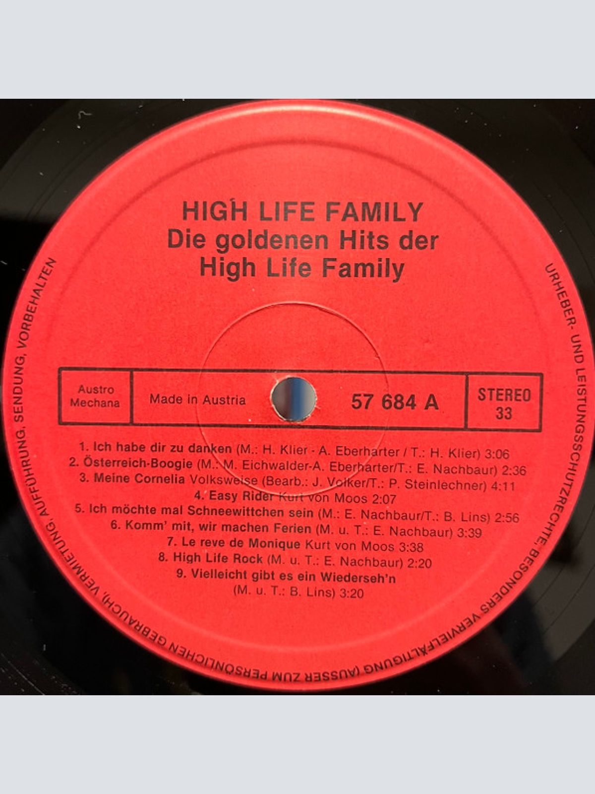 Vinyl / High Life Family - Die Goldenen Hits Der High Life Family