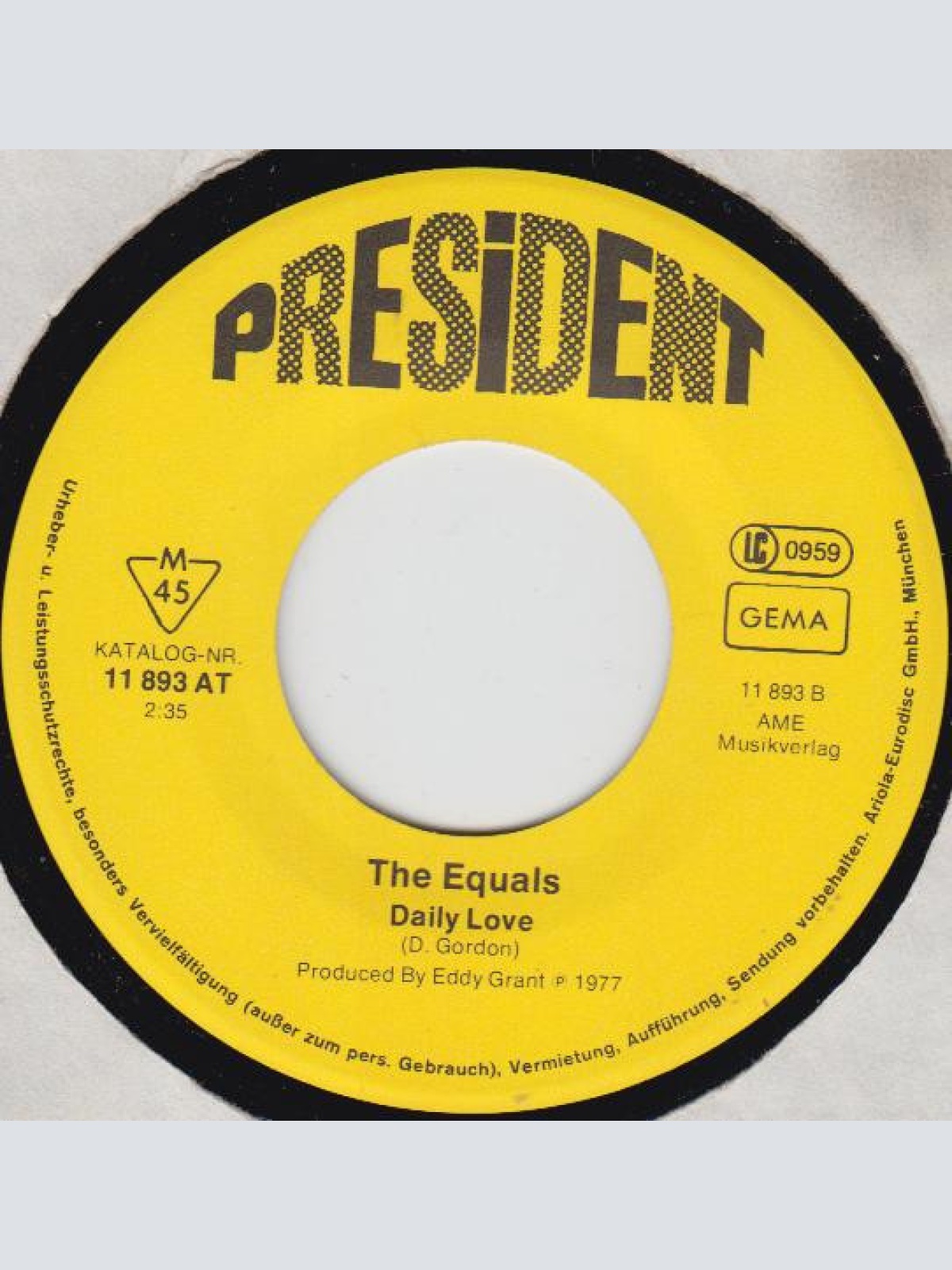 Vinyl / The Equals - Beautiful Clown