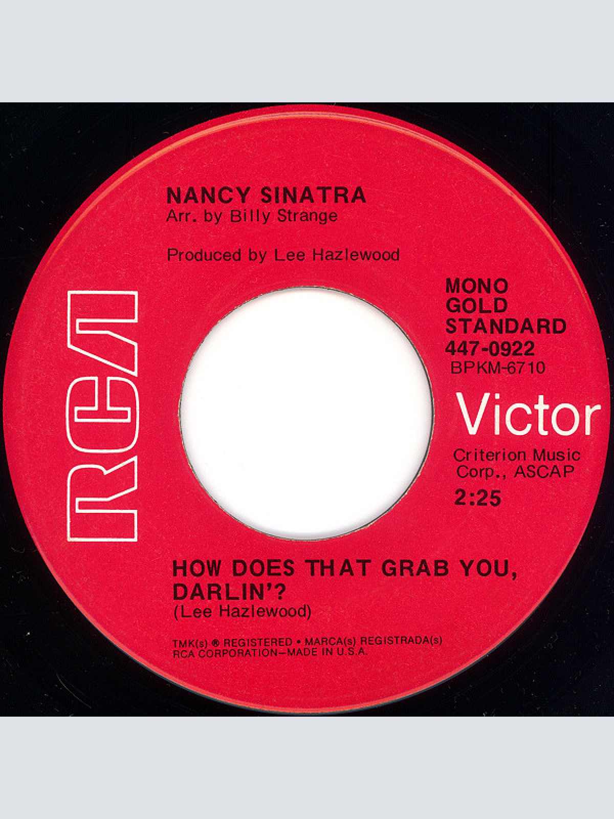 Vinyl / Nancy Sinatra - These Boots Are Made For Walkin'