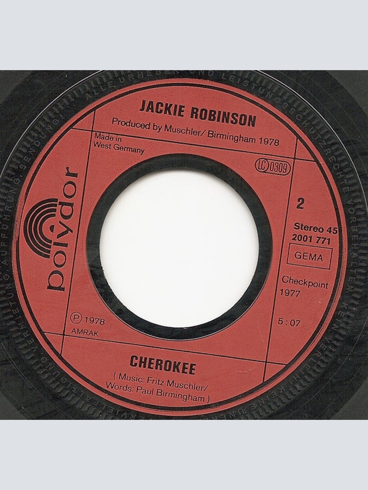 Vinyl / Jackie Robinson - Tilt & Boogie