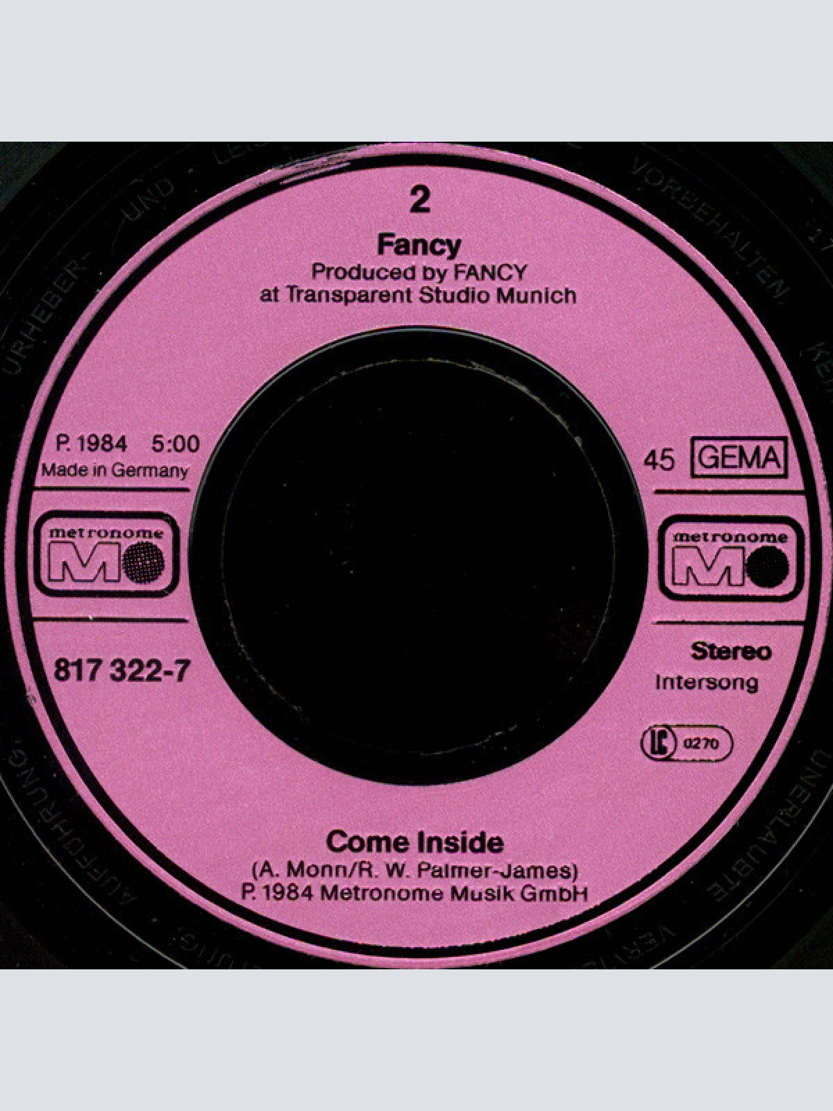 Vinyl / Fancy - Slice Me Nice