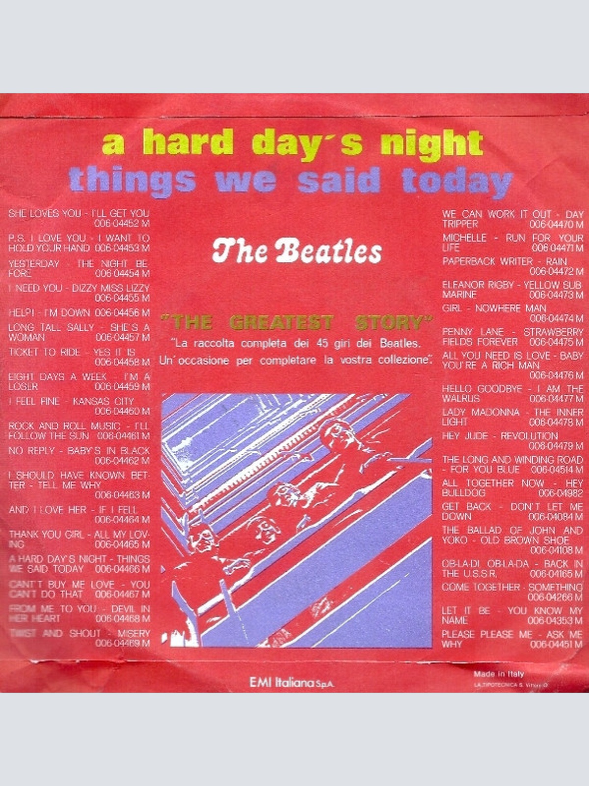 Vinyl / The Beatles - A Hard Day's Night