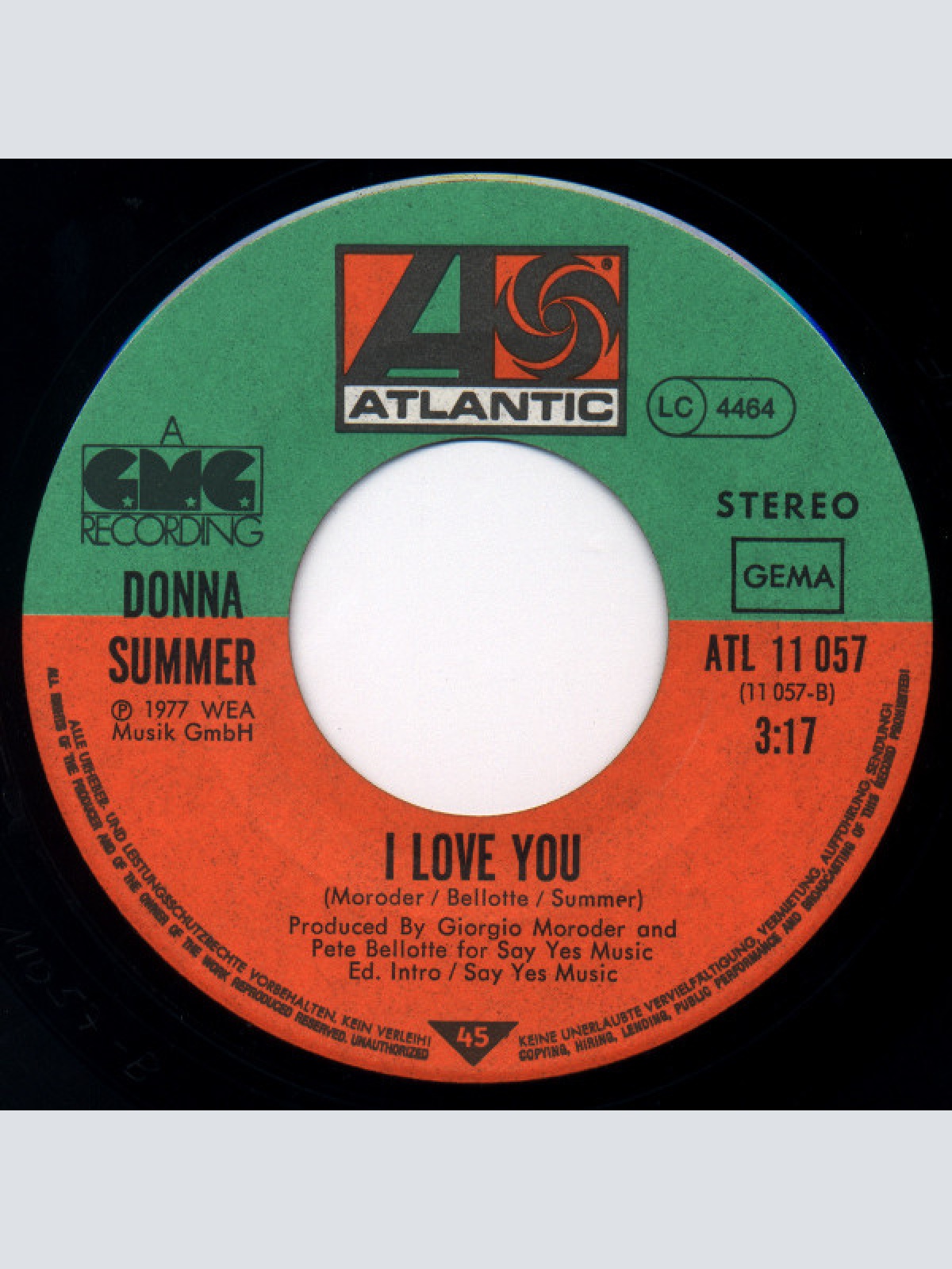 Vinyl / Donna Summer - Fairy Tale High / I Love You