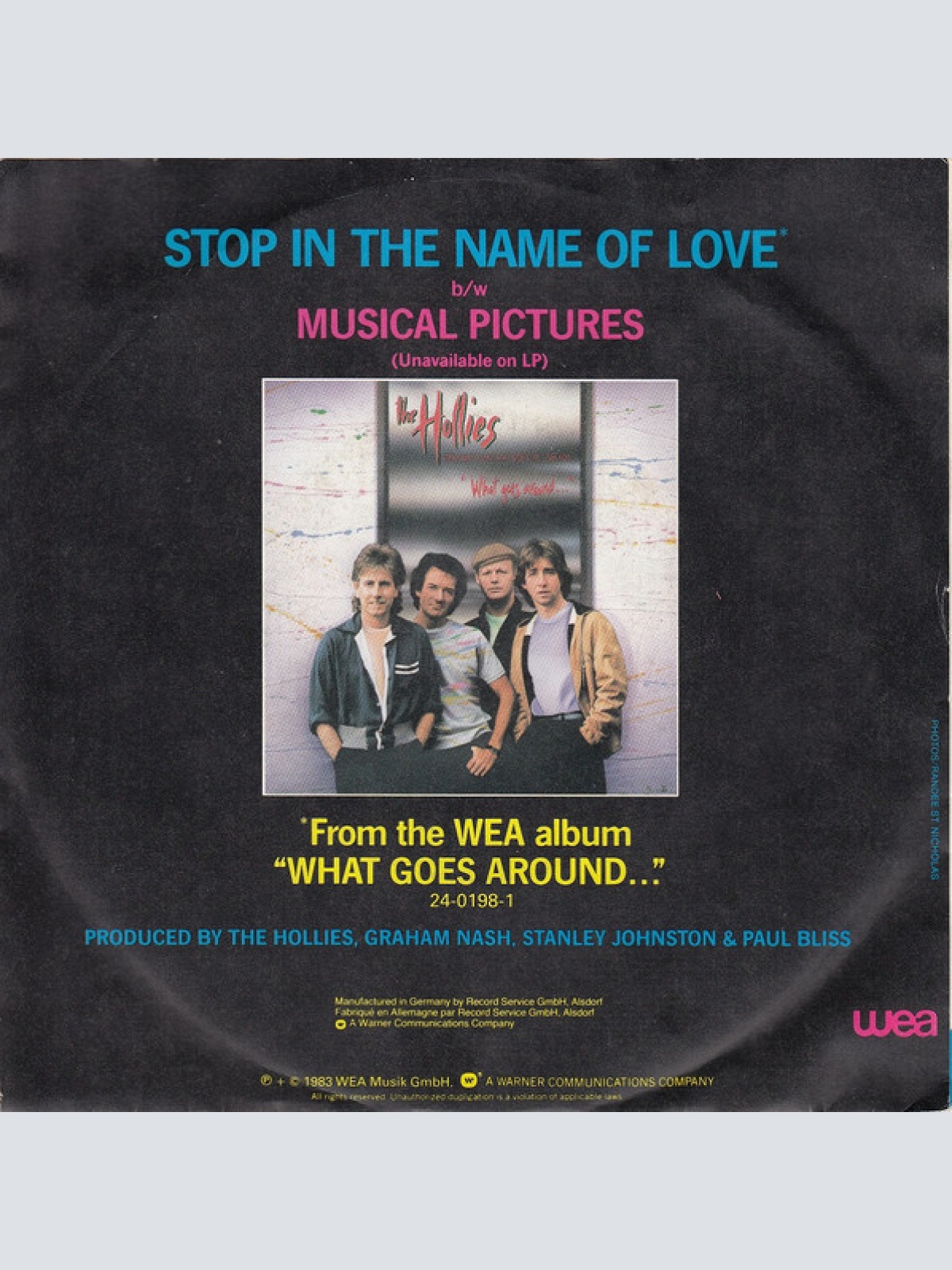 Vinyl / The Hollies - Stop In The Name Of Love