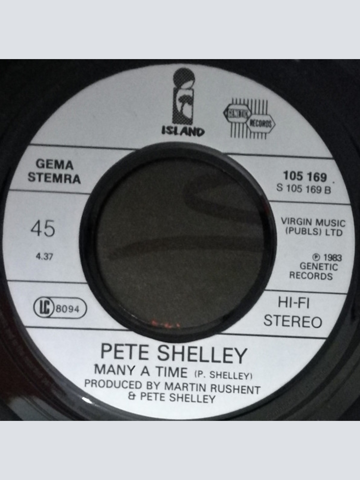 Vinyl / Pete Shelley - Telephone Operator