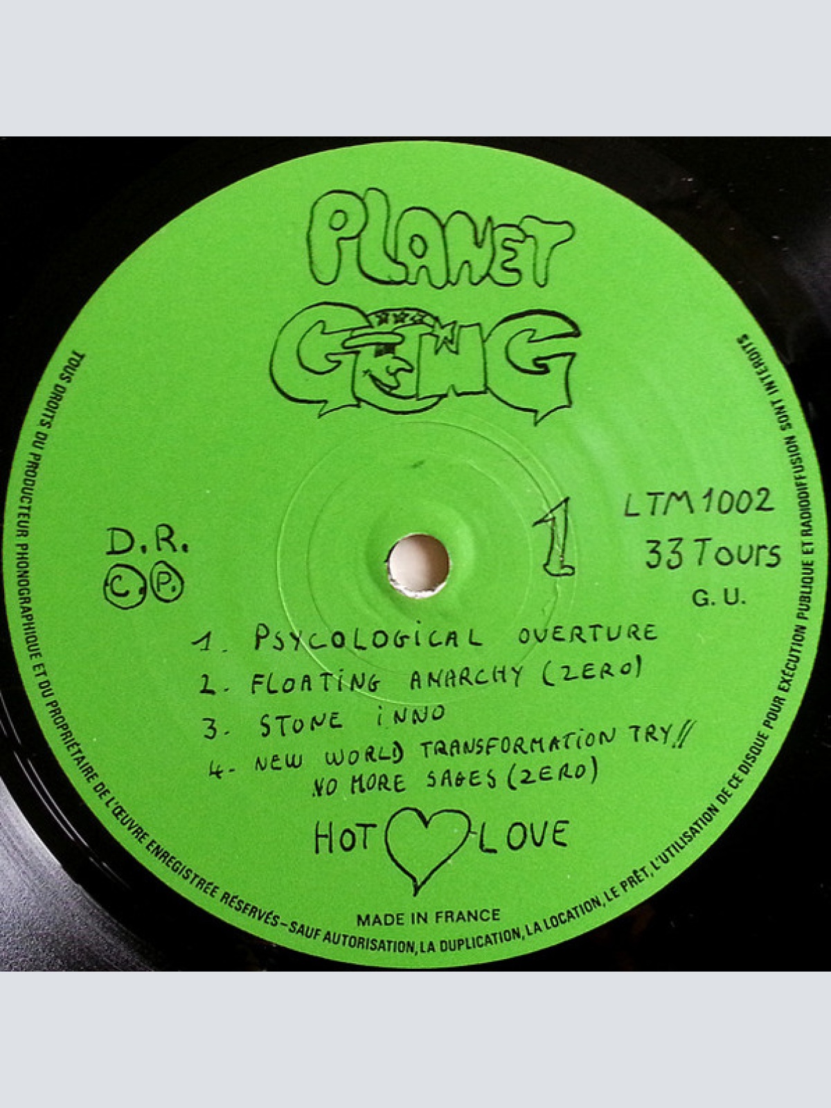 Vinyl / Planet Gong (2) - Live Floating Anarchy 1977