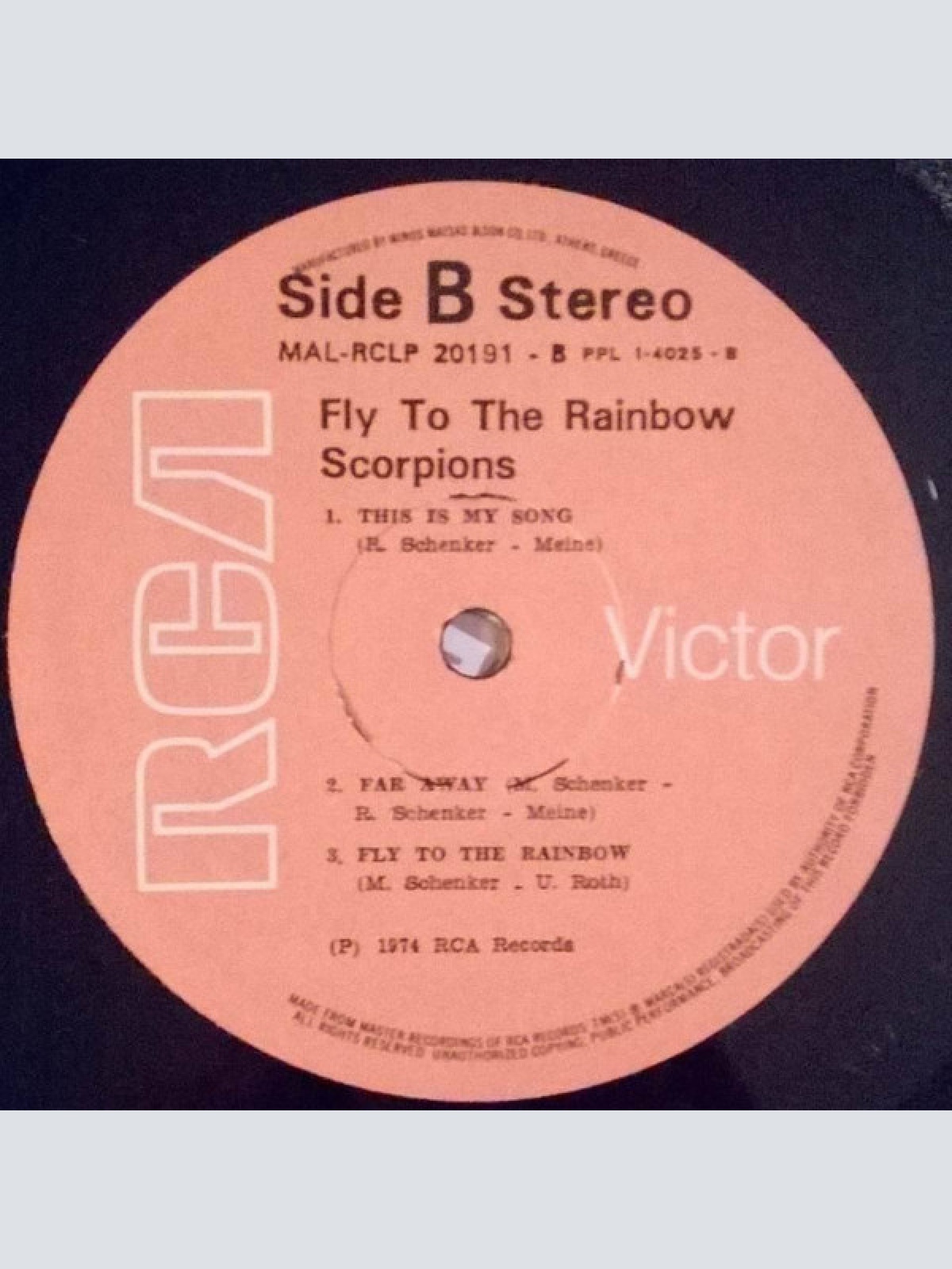 Vinyl / Scorpions - Fly To The Rainbow