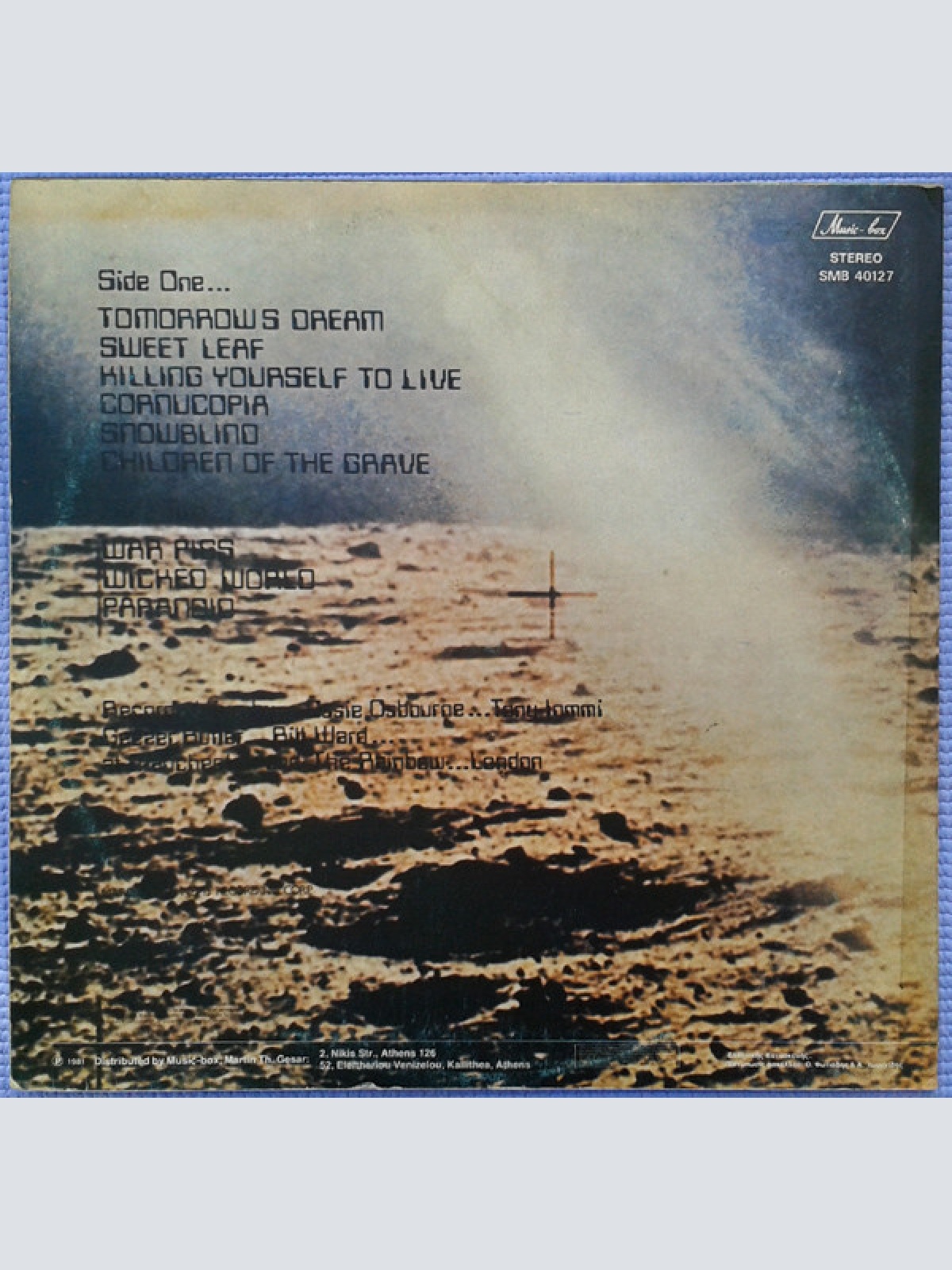 Vinyl / Black Sabbath - Live At Last