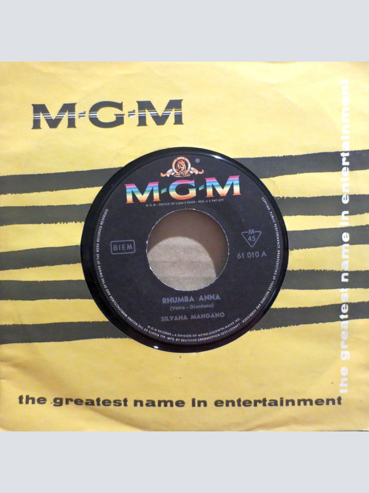 Vinyl / Silvana Mangano - Rhumba Anna