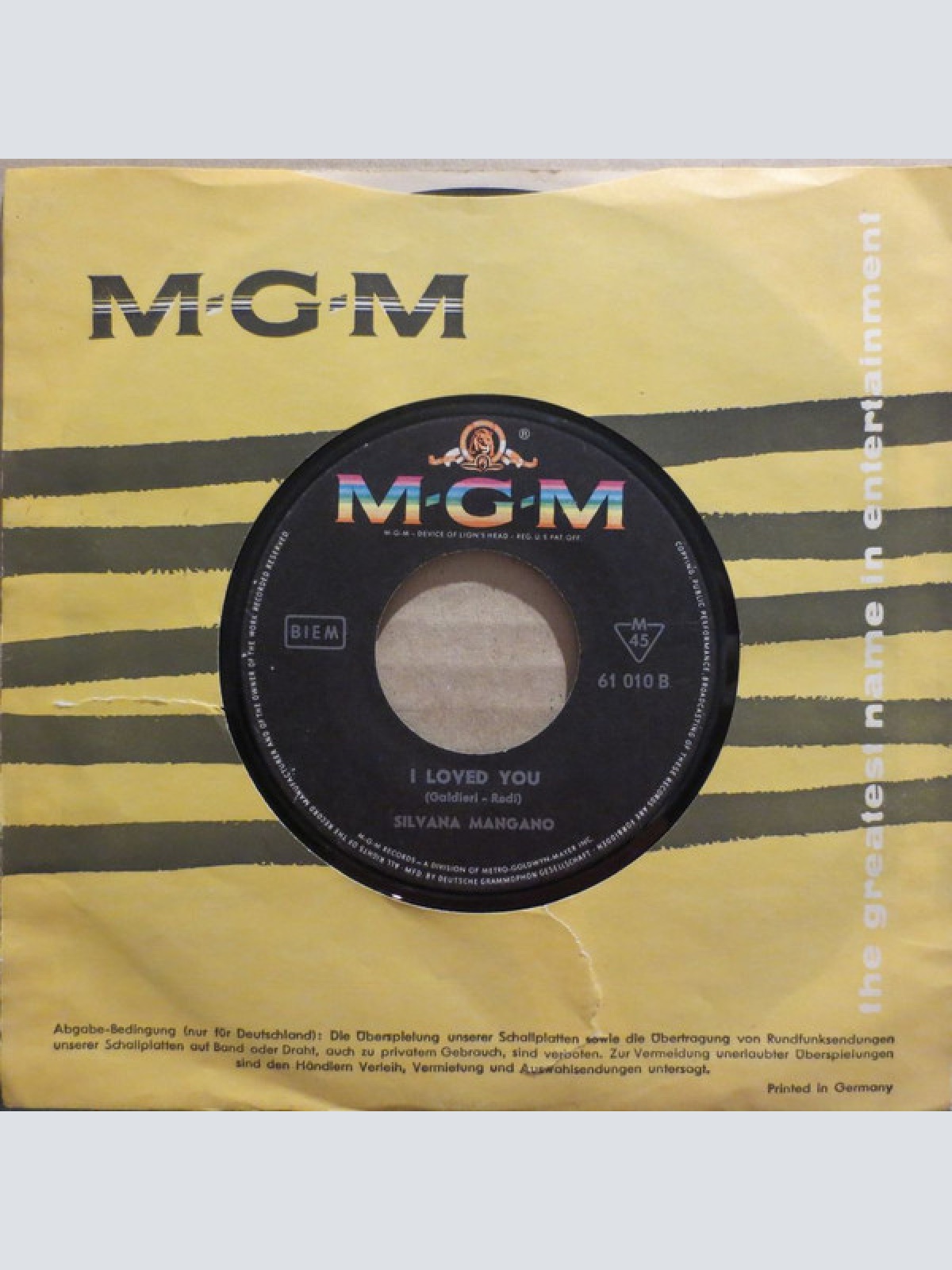 Vinyl / Silvana Mangano - Rhumba Anna