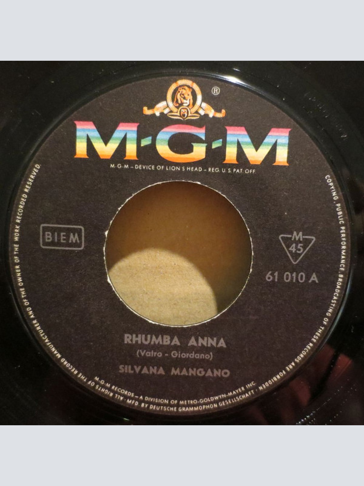 Vinyl / Silvana Mangano - Rhumba Anna