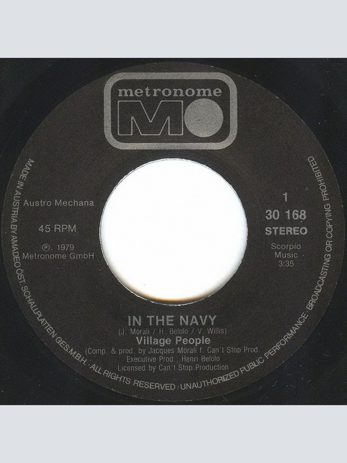 Vinyl / Village People - In The Navy