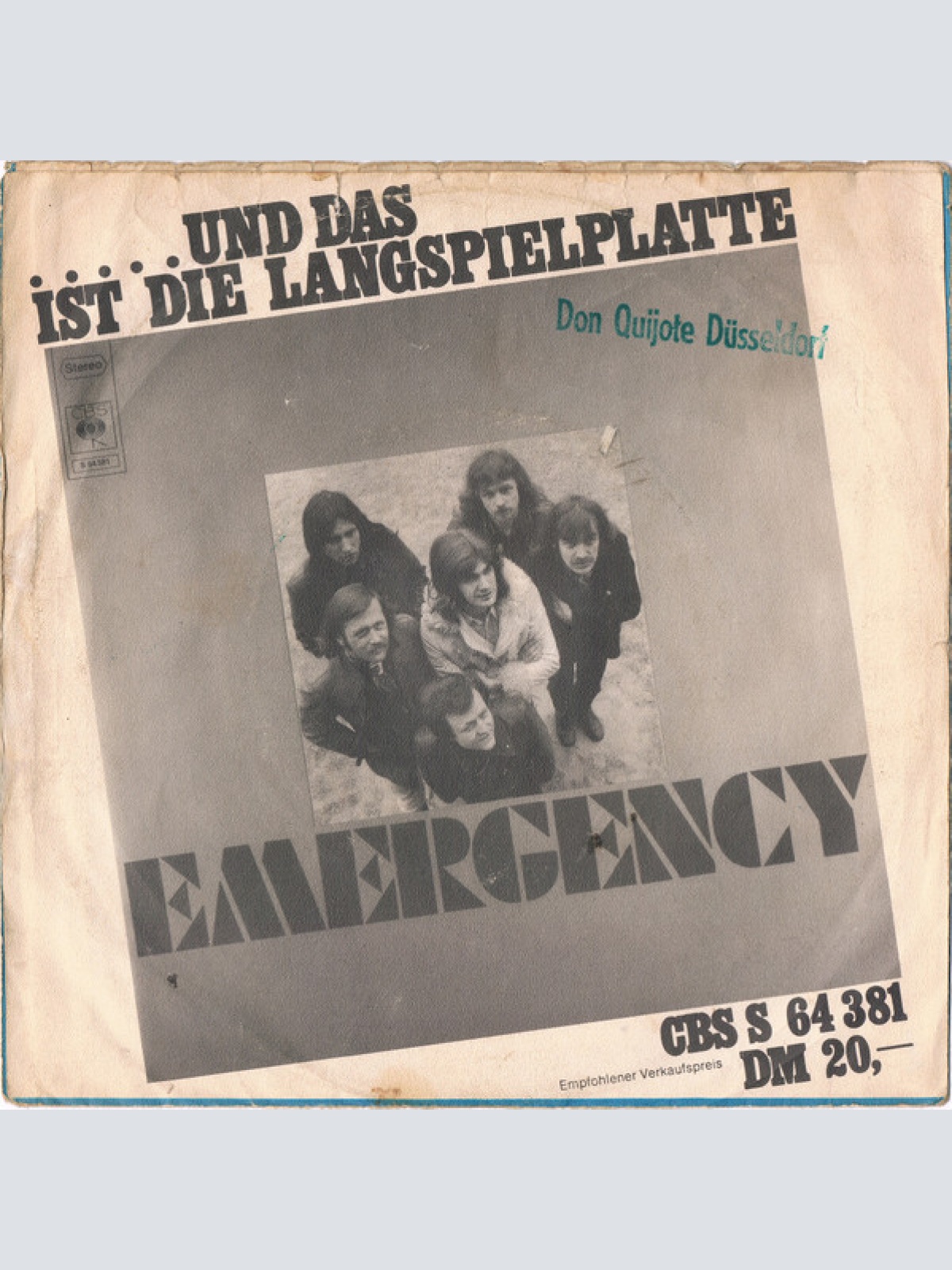 Vinyl / Emergency (6) - Springtime / Jump Into Your Grave