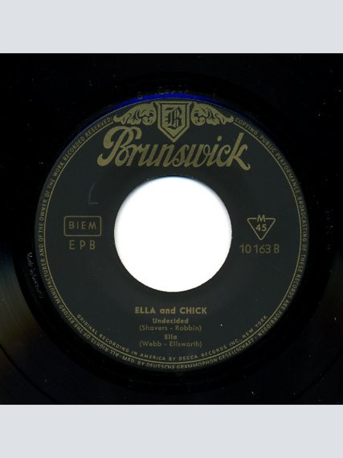 Vinyl / Ella* And Chick* - Ella And Chick