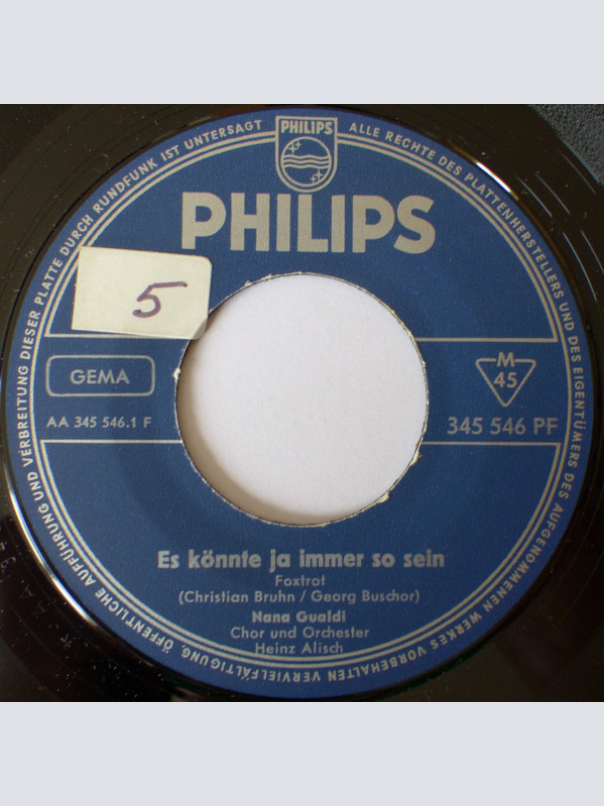 Vinyl / Nana Gualdi - Es Könnte Immer So Sein / Nur Eine Spieluhr