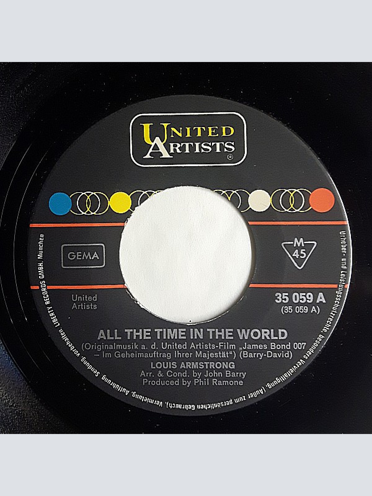 Vinyl / Louis Armstrong - All The Time In The World