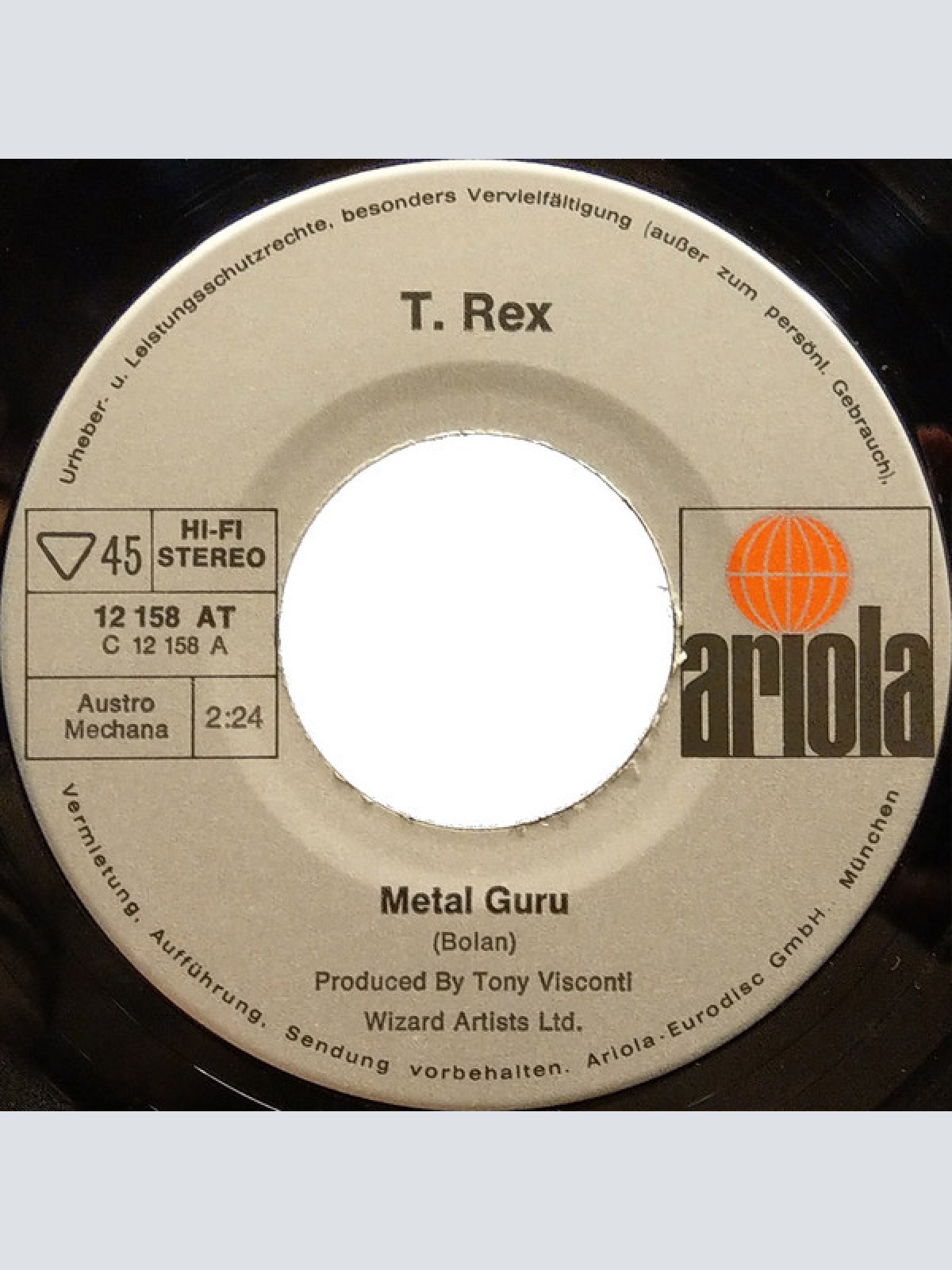 Vinyl / T. Rex - Metal Guru
