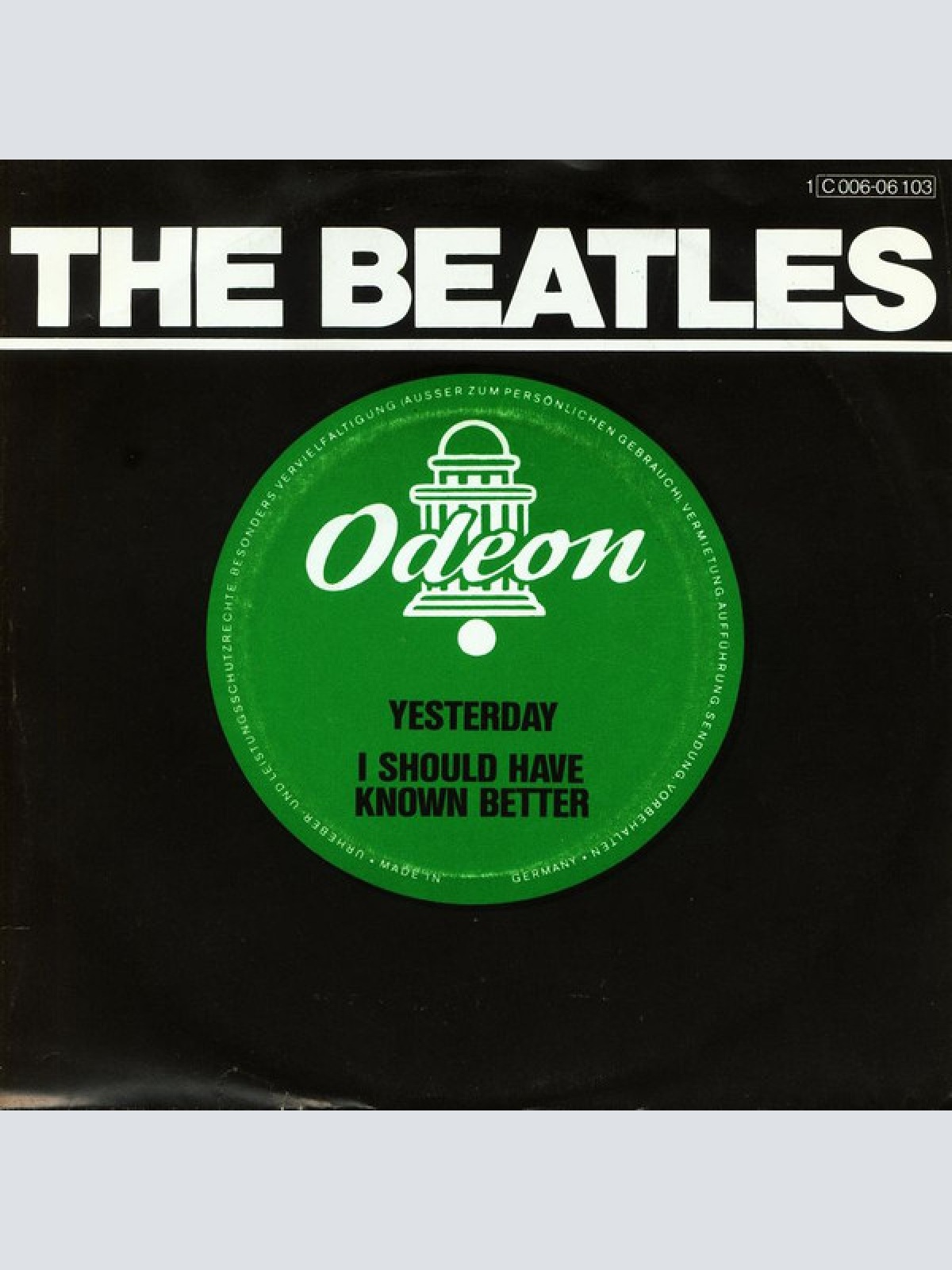 Vinyl / The Beatles - Yesterday / I Should Have Known Better