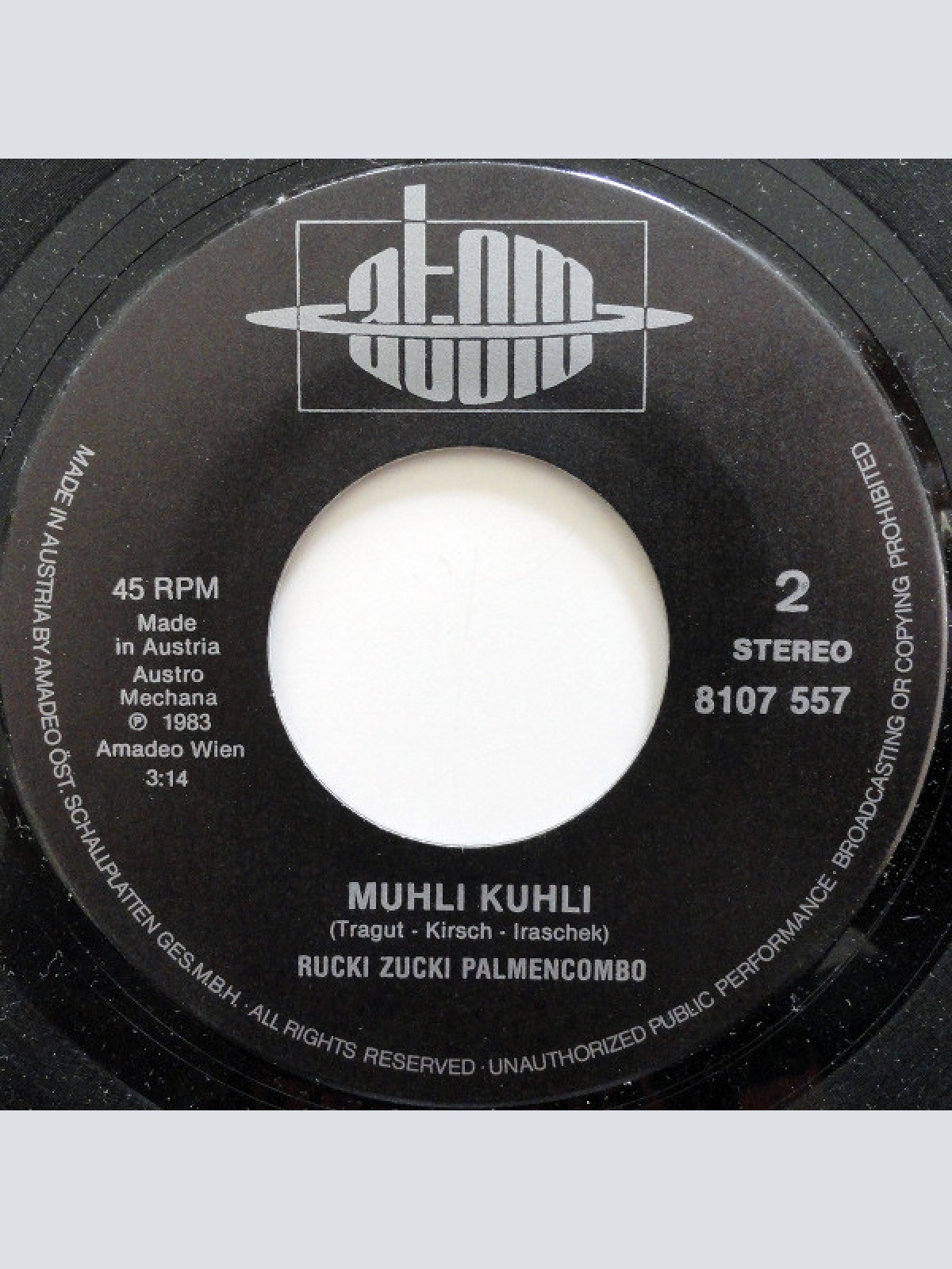 Vinyl / Rucki Zucki Palmencombo - I Kånn Di Net Vergessn!