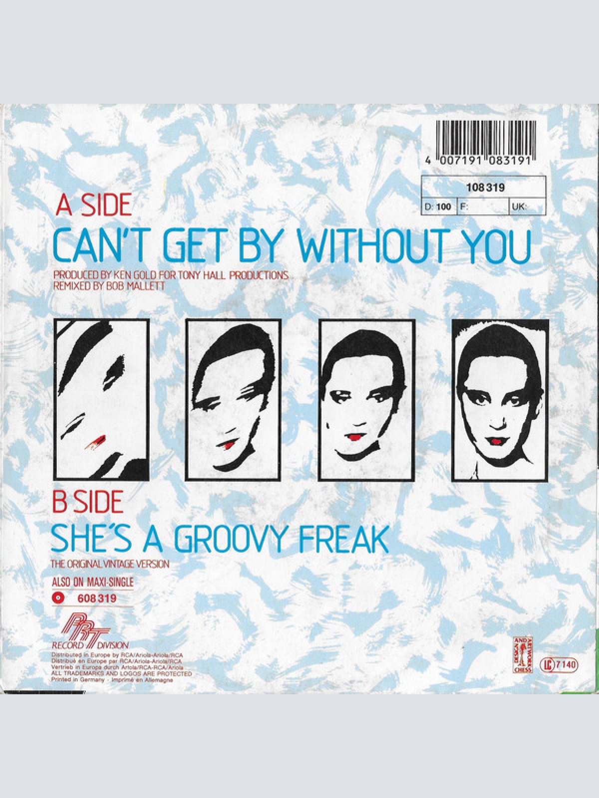 Vinyl / The Real Thing - Can't Get By Without You (The Decade Remix II)