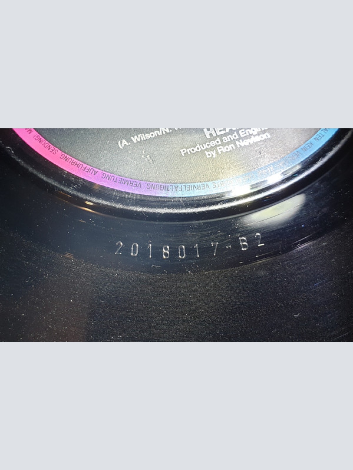 Vinyl / Heart - Alone