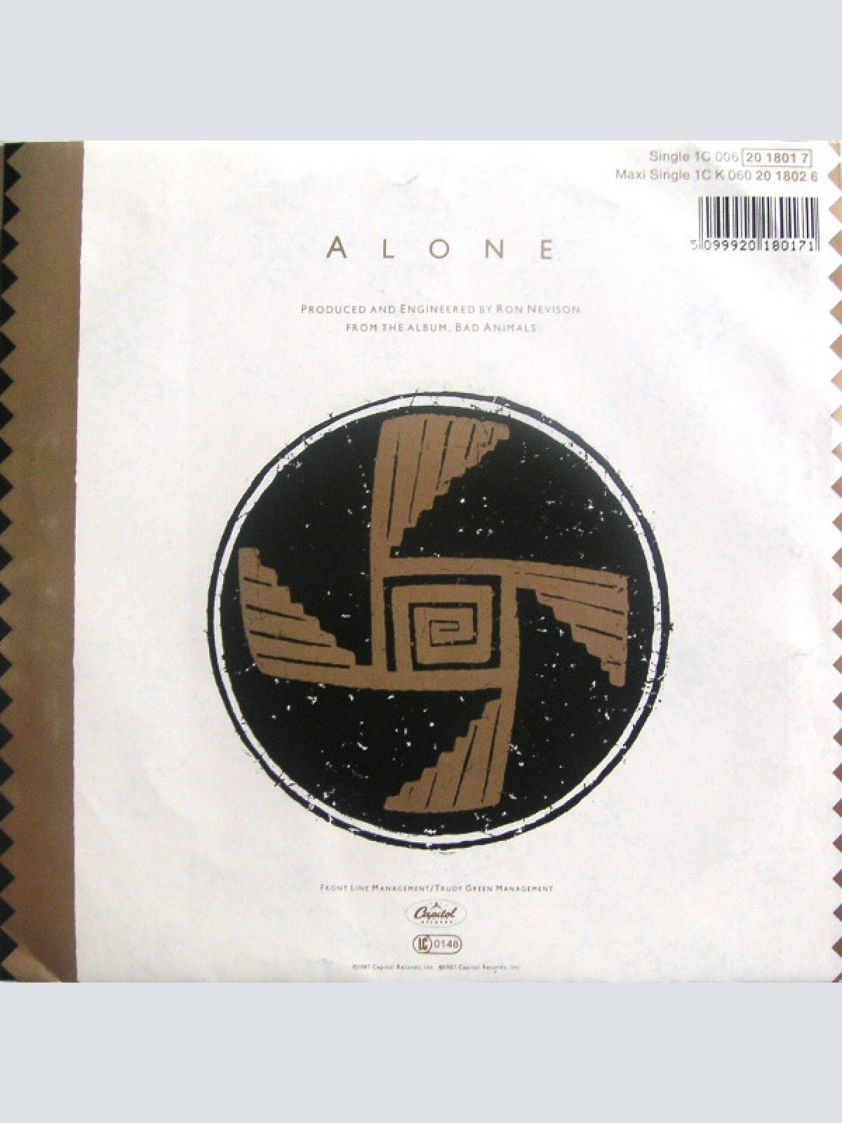 Vinyl / Heart - Alone