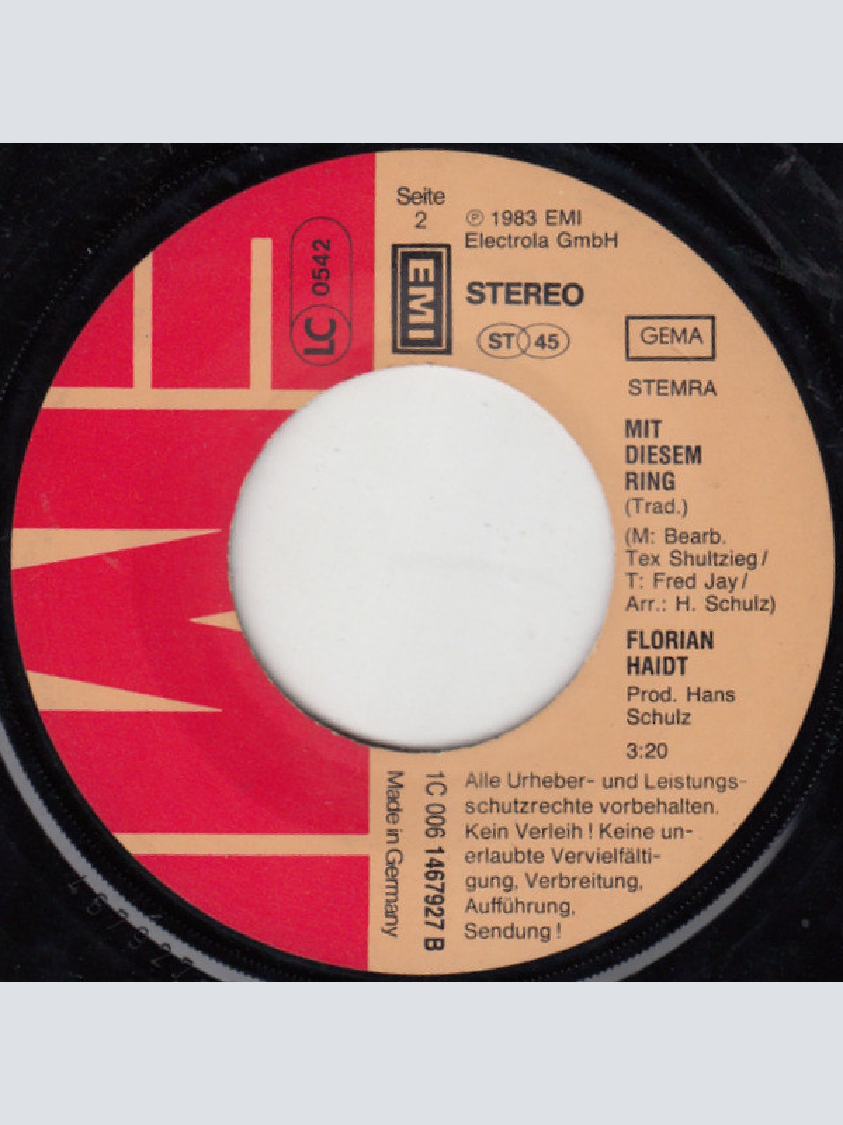 Vinyl / Florian Haidt - Das Tu' Ich So Gerne Für Dich