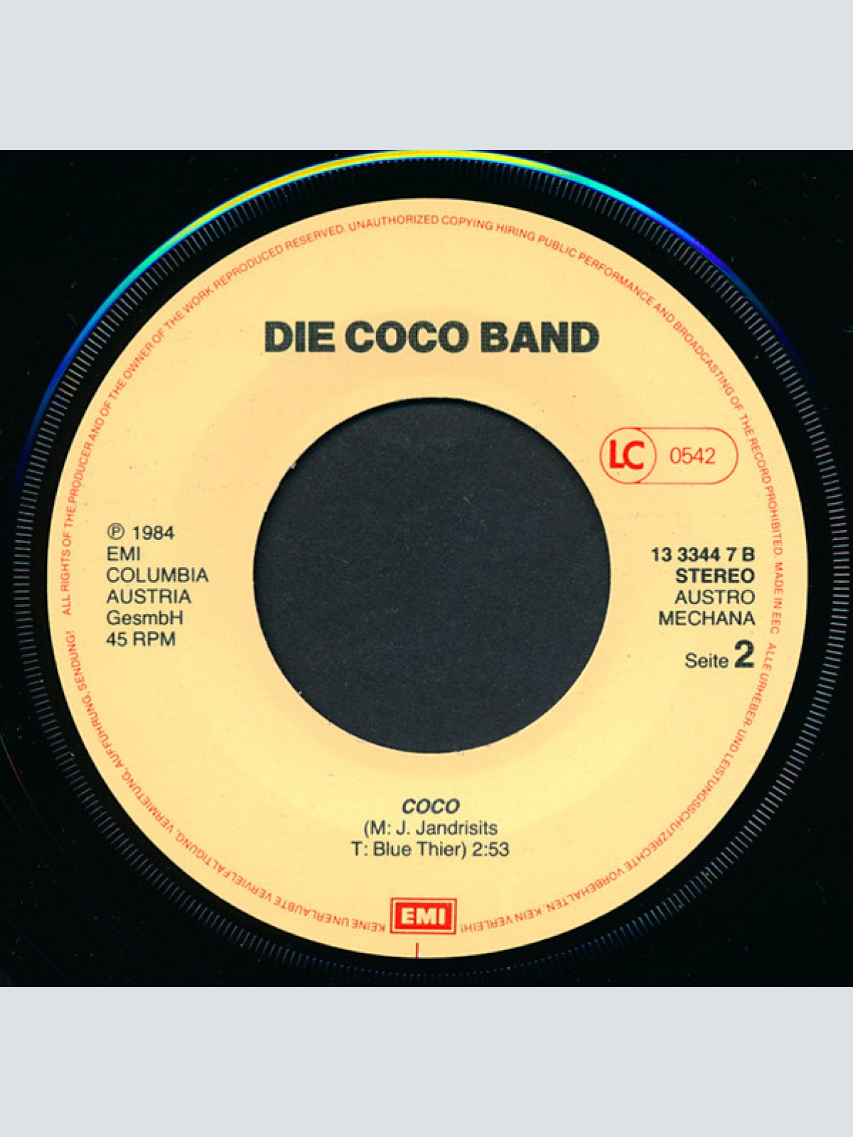 Vinyl / Die Coco Band - Pinguin