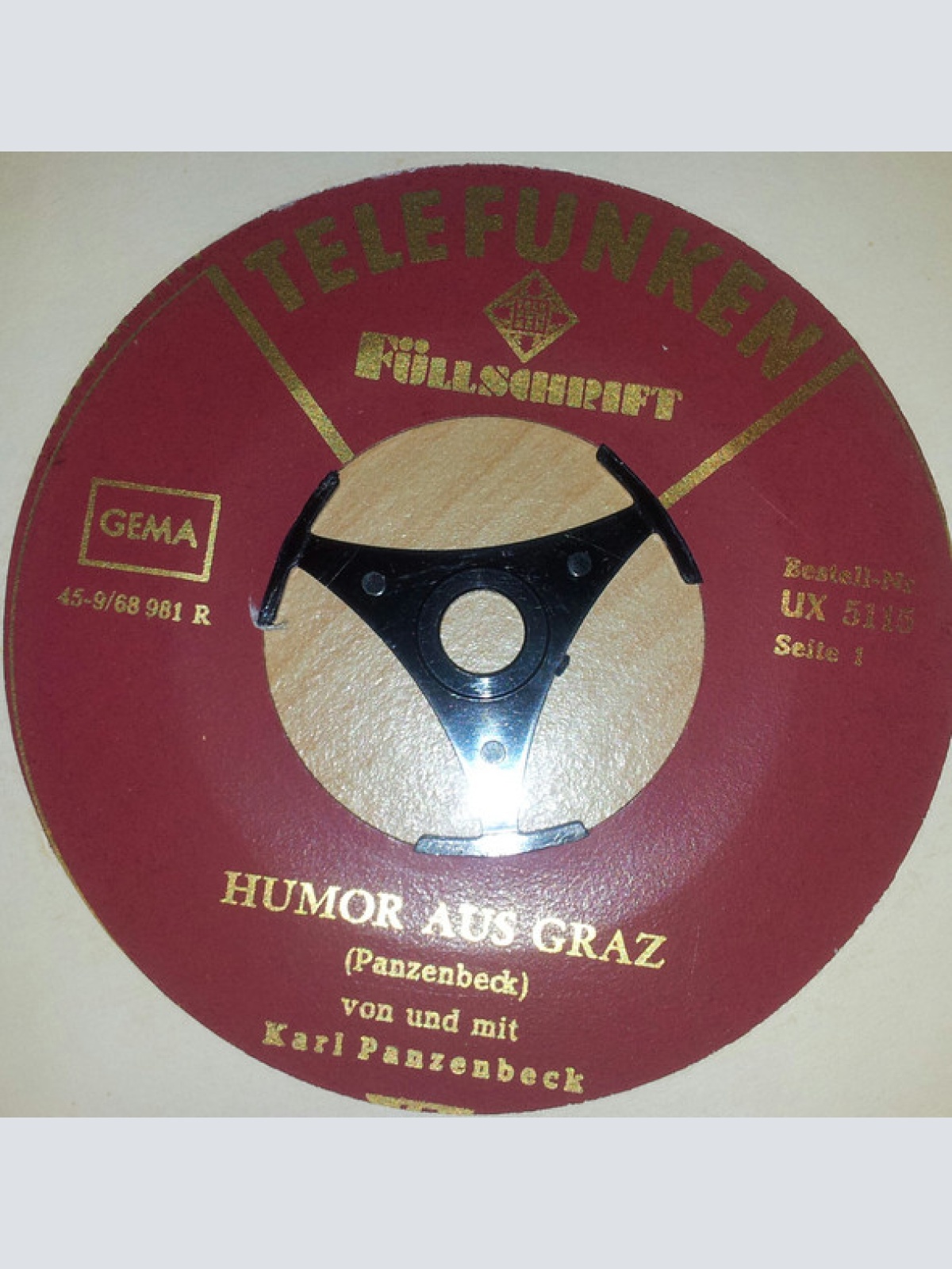 Vinyl / Karl Panzenbeck - Humor Und Gute Laune Mit Karl Panzenbeck Aus Graz