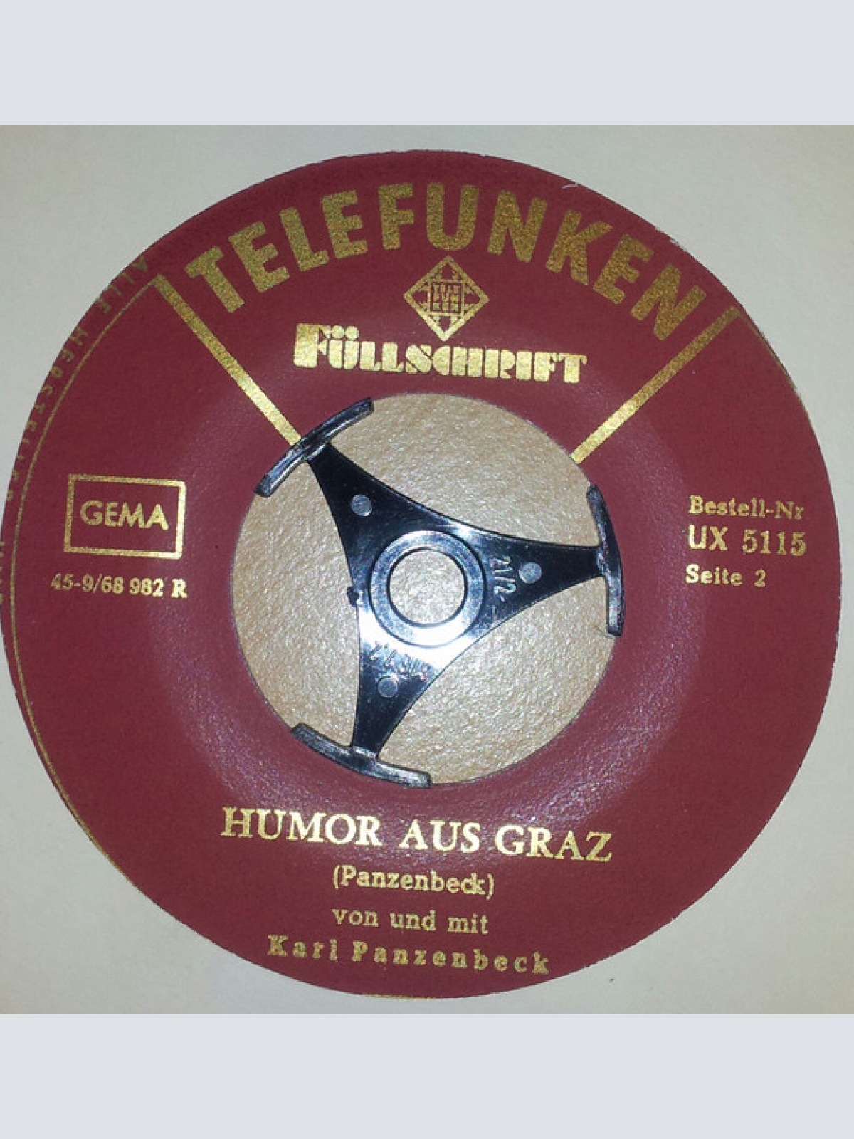 Vinyl / Karl Panzenbeck - Humor Und Gute Laune Mit Karl Panzenbeck Aus Graz