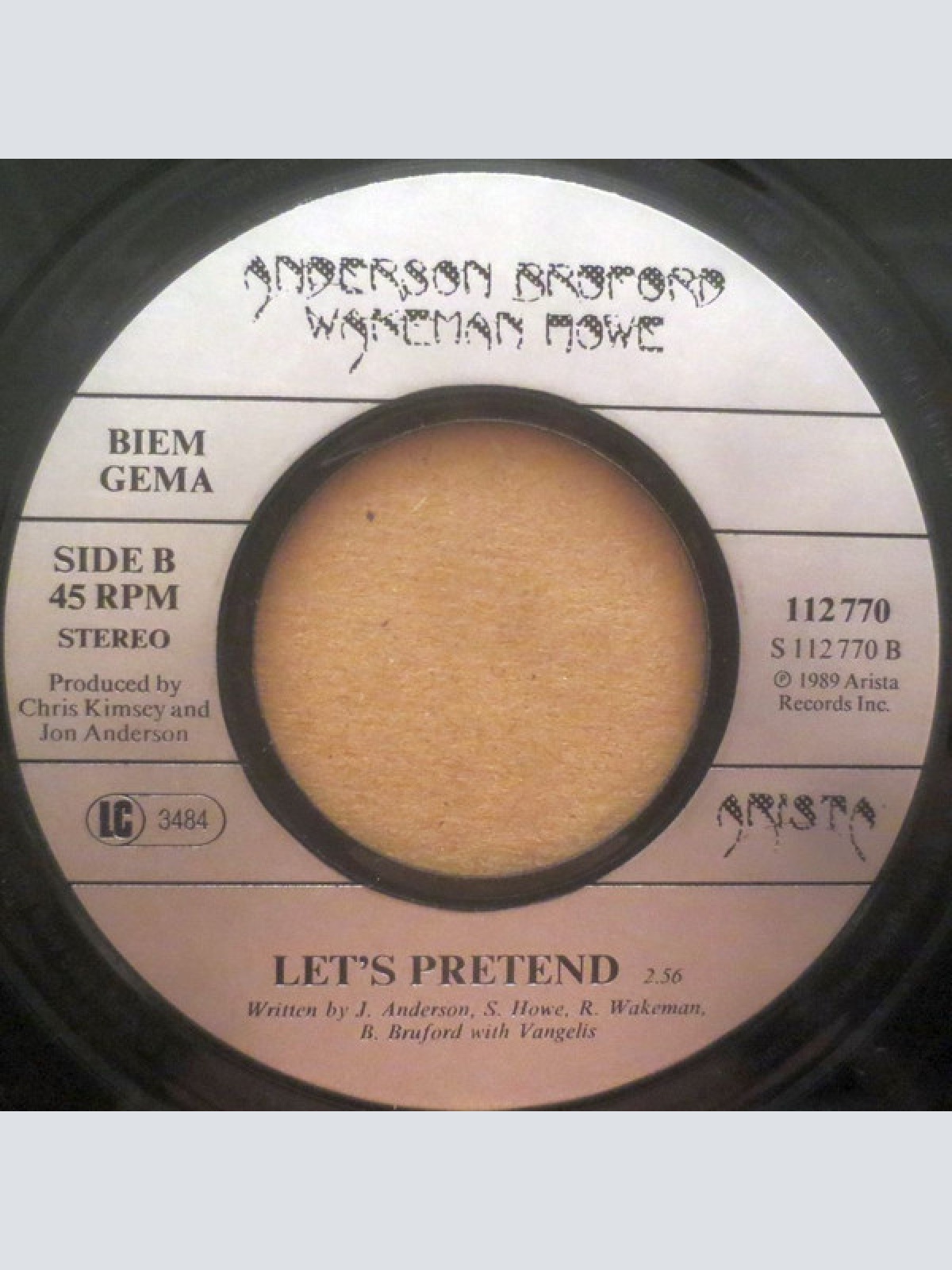 Vinyl / Anderson Bruford Wakeman Howe - I'm Alive