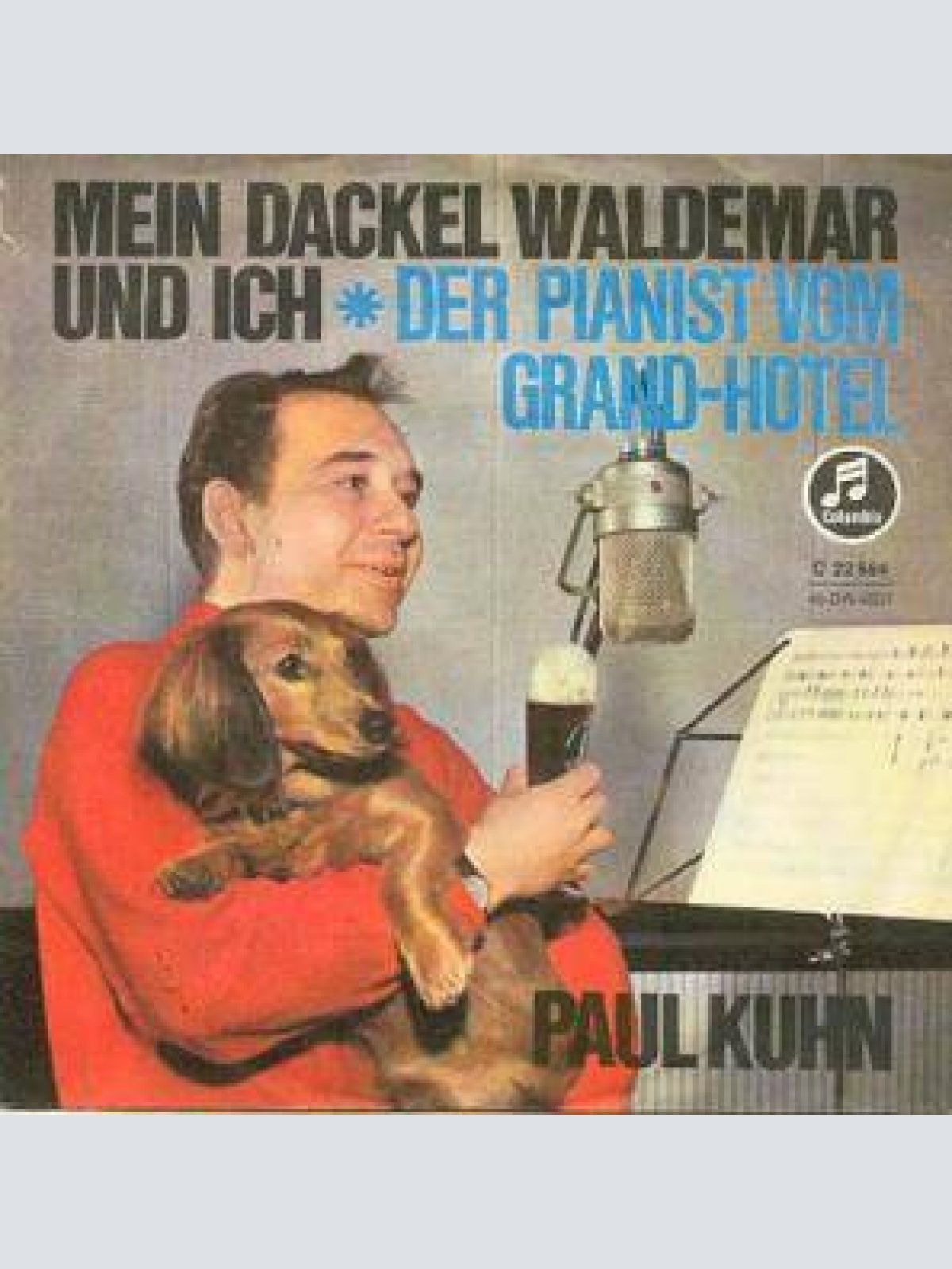 Vinyl / Paul Kuhn - Mein Dackel Waldemar Und Ich / Der Pianist Vom Grand-Hotel