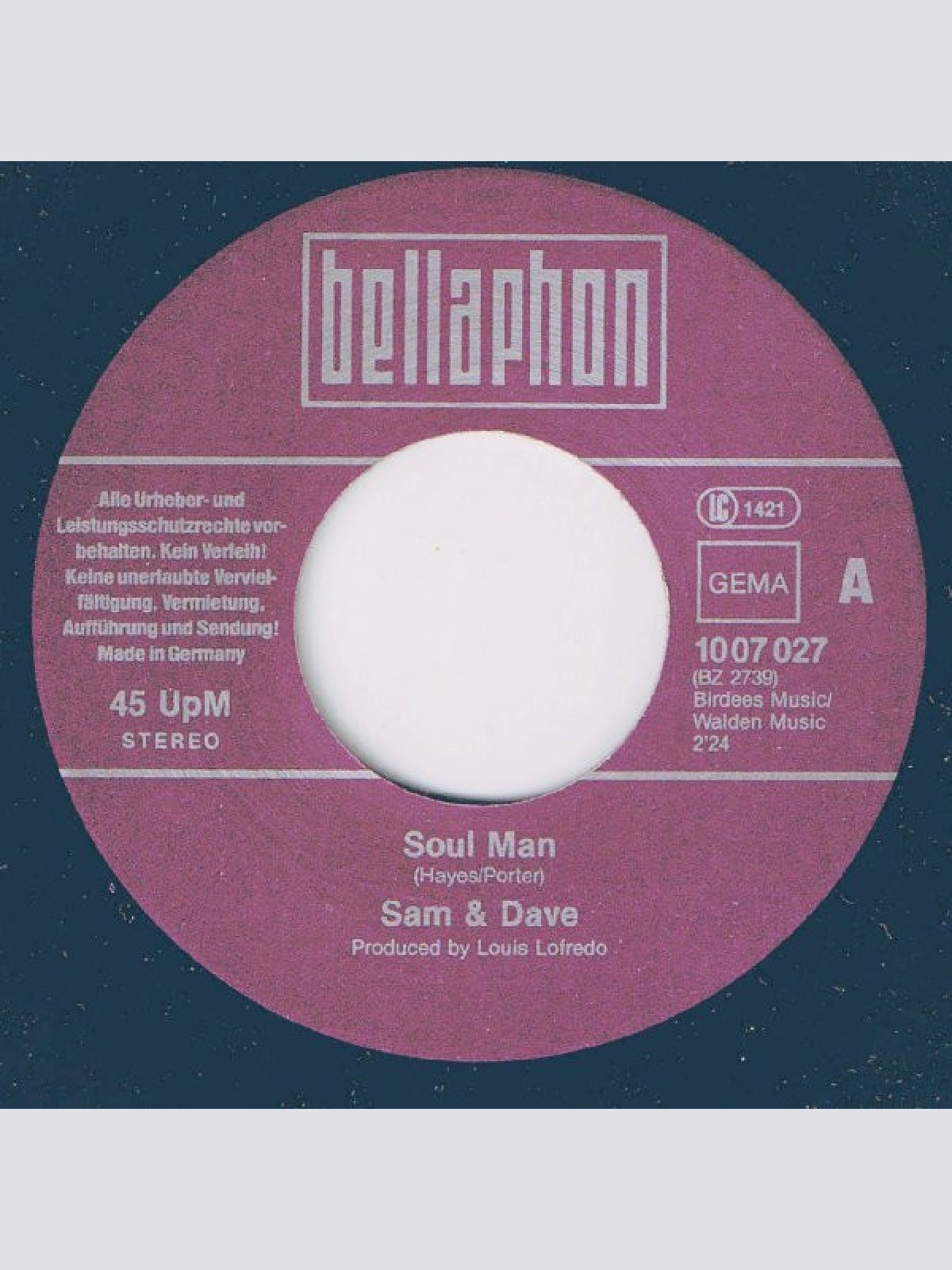 Vinyl / Sam & Dave - Soul Man