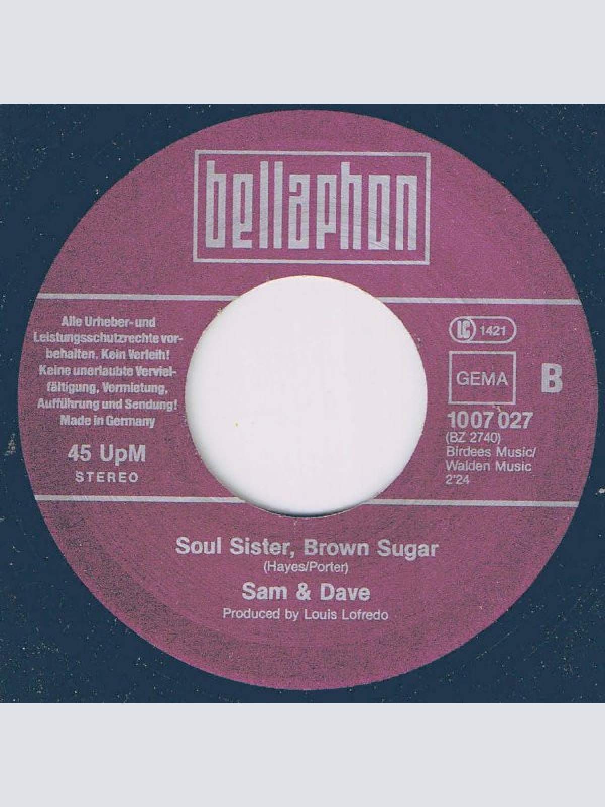 Vinyl / Sam & Dave - Soul Man