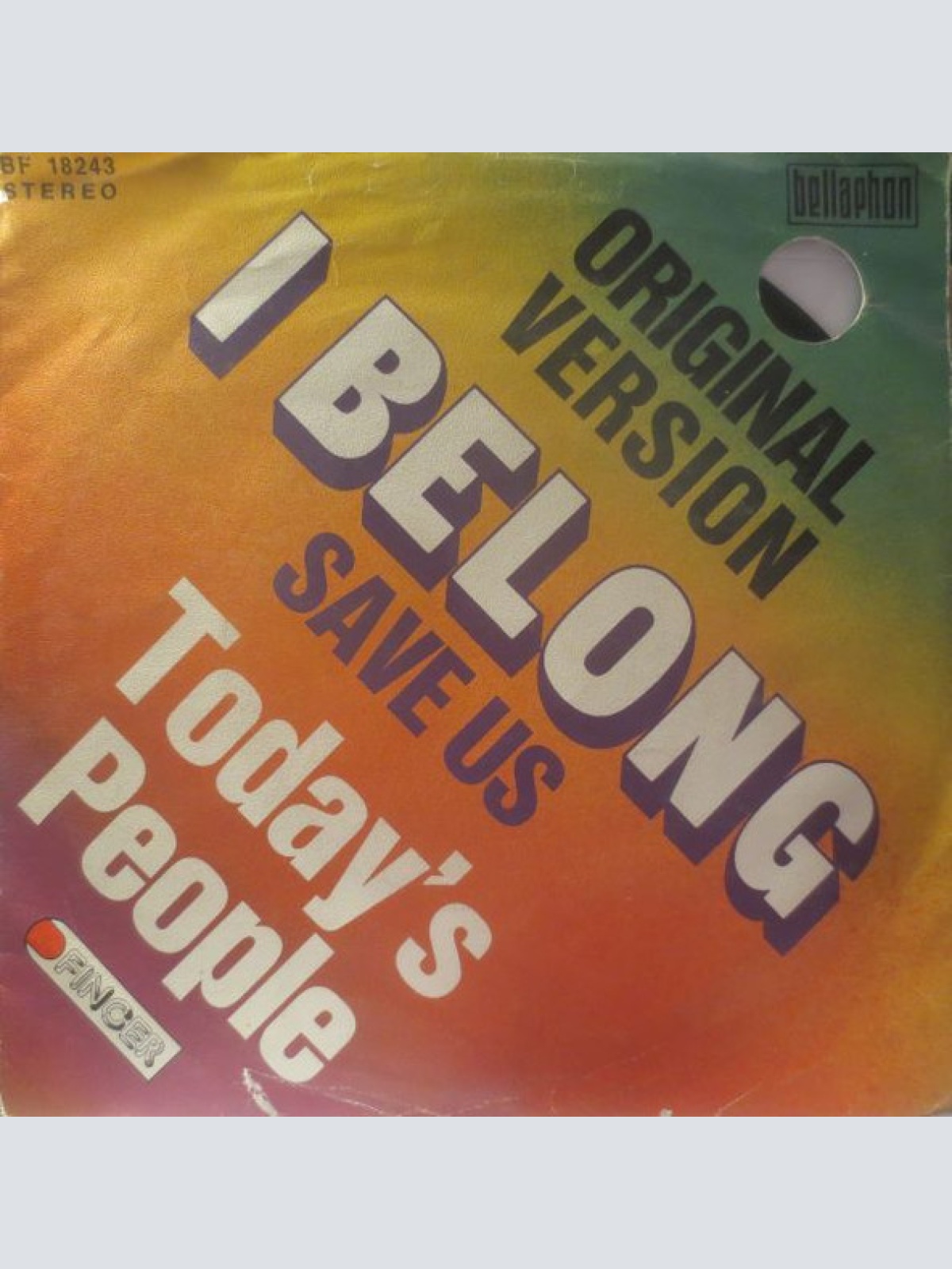 Vinyl / Today's People (2) - I Belong