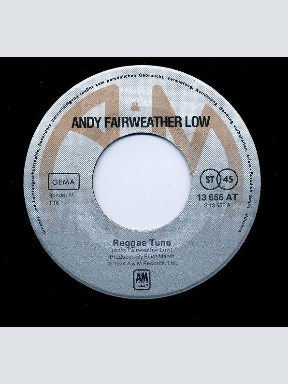 Vinyl / Andy Fairweather Low* - Reggae Tune