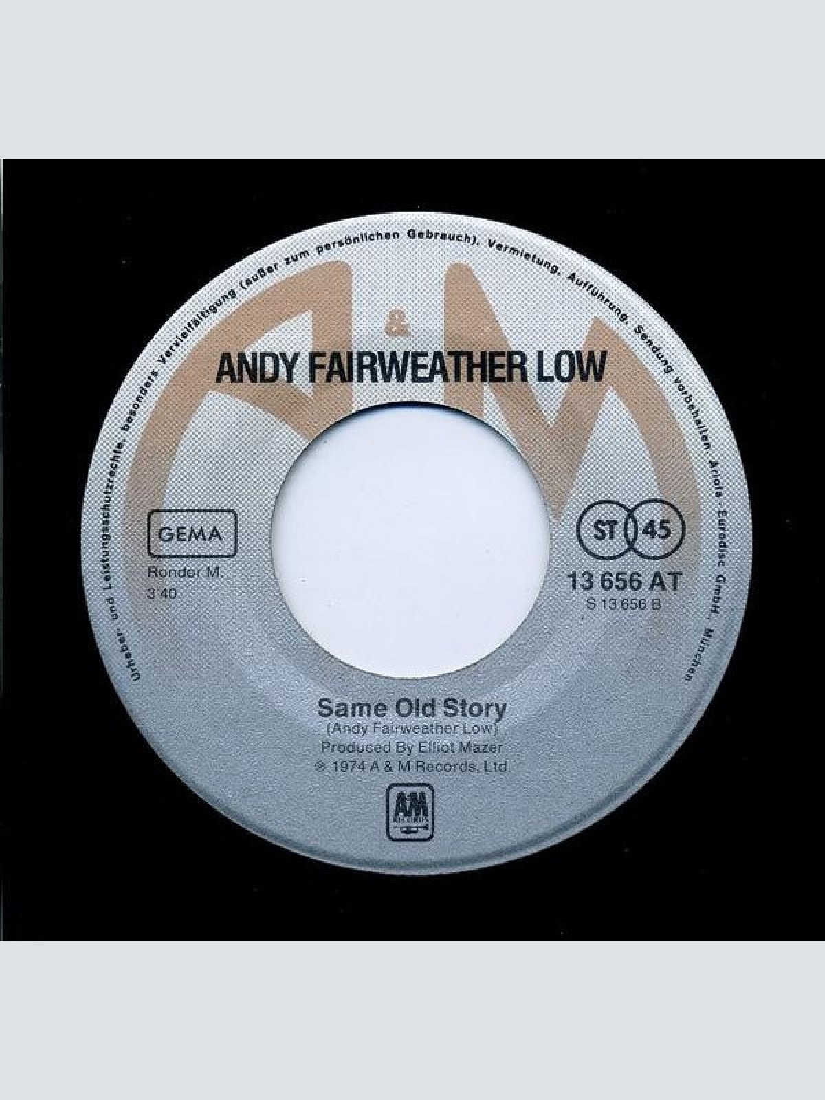 Vinyl / Andy Fairweather Low* - Reggae Tune