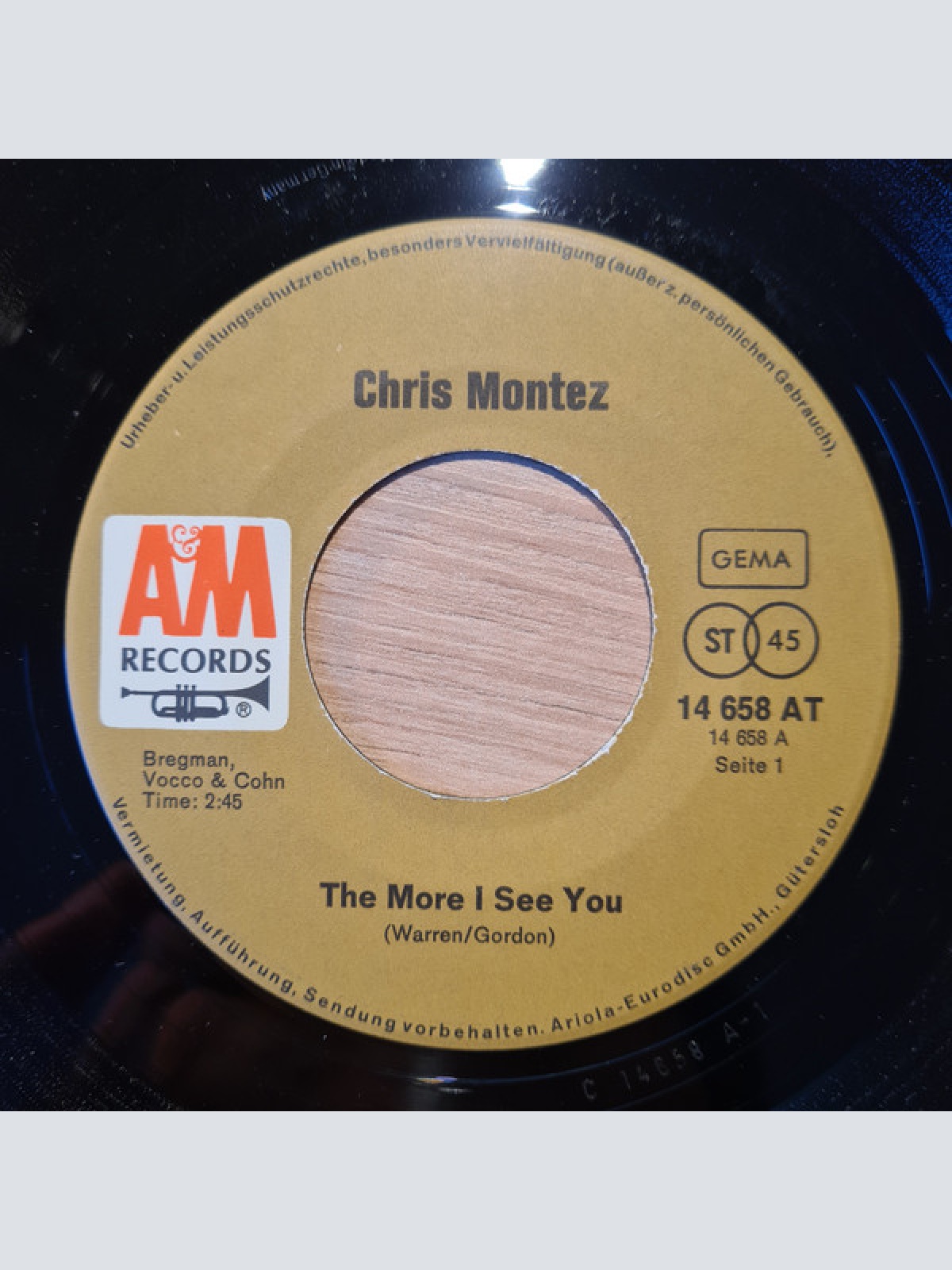 Vinyl / Chris Montez - The More I See You