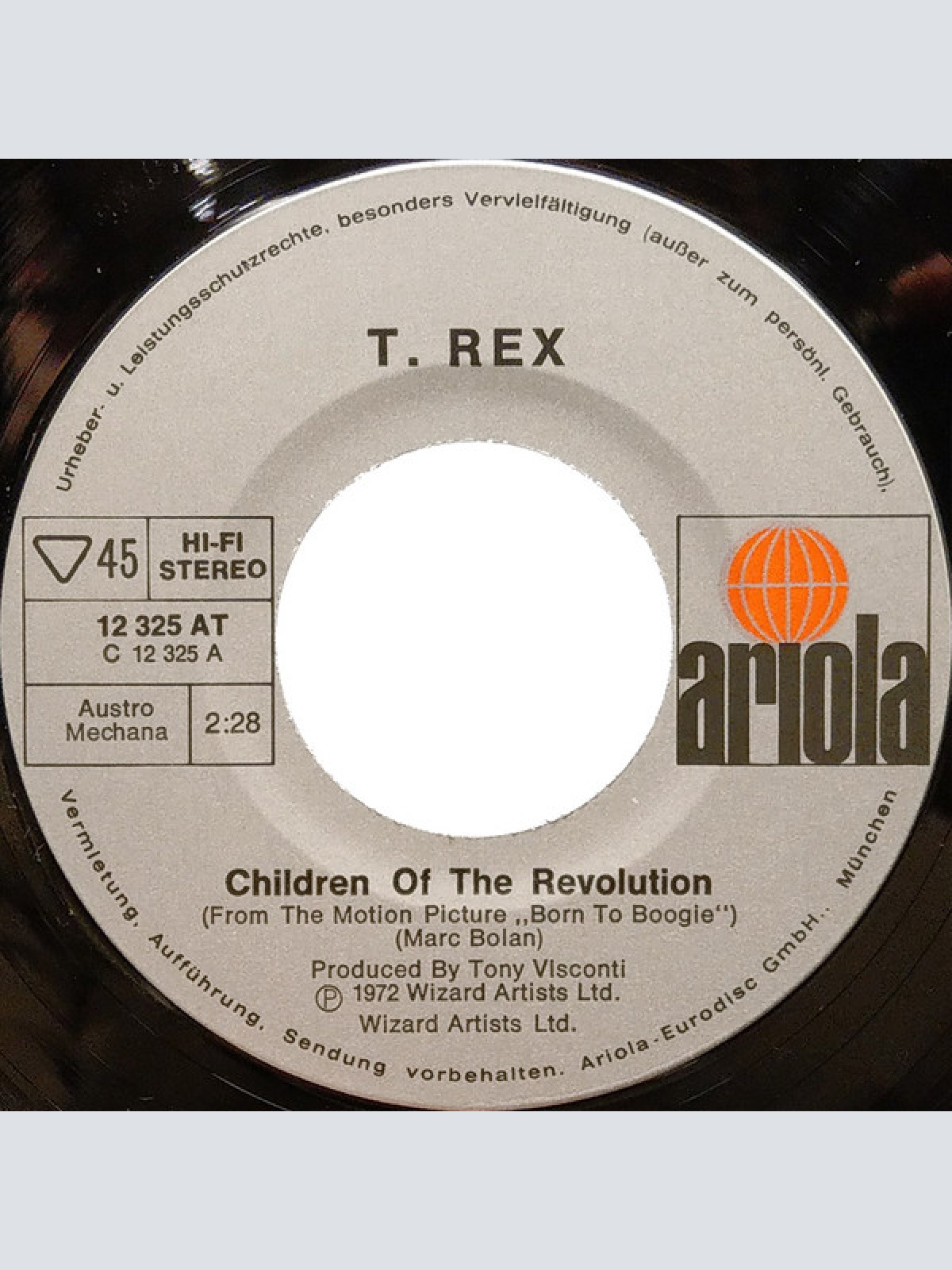 Vinyl / T. Rex - Children Of The Revolution / Jitterbug Love